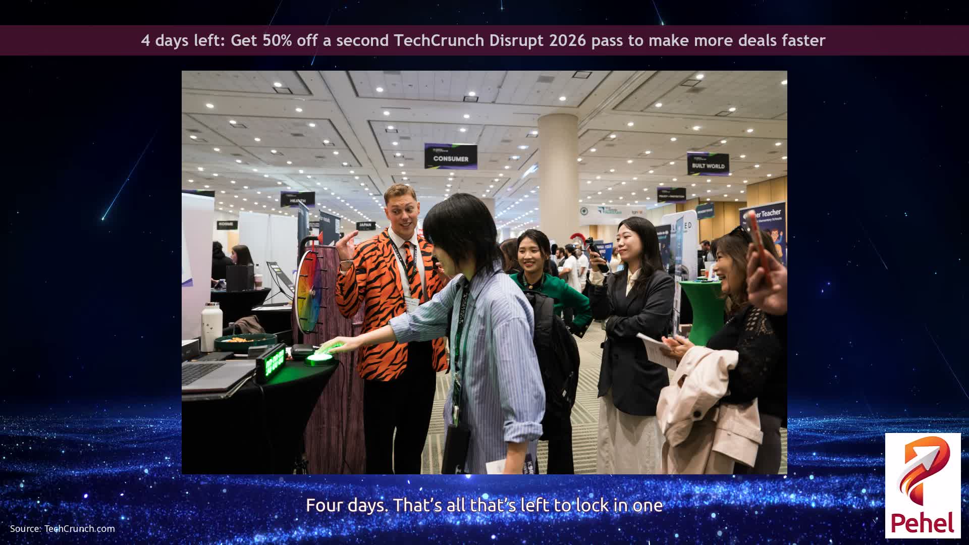 4 days left: Get 50% off a second TechCrunch Disrupt 2026 pass to make more deals faster