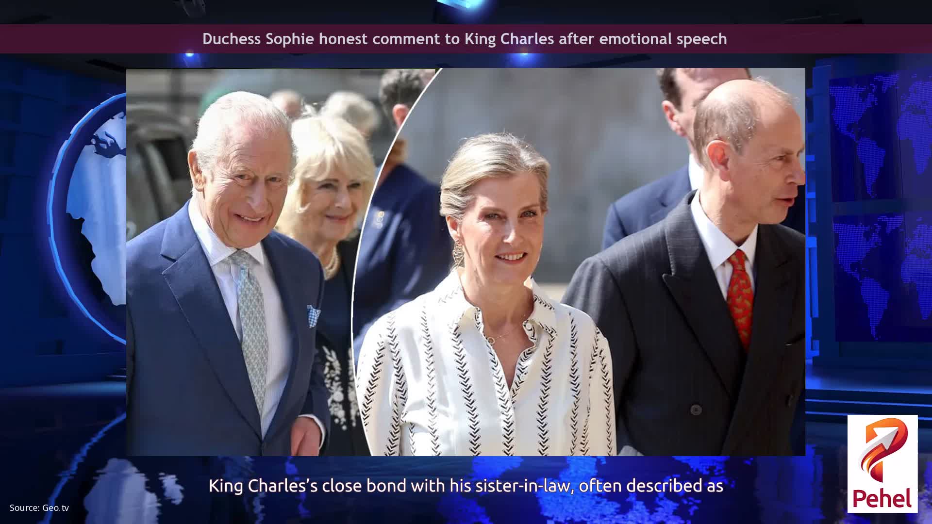 Duchess Sophie honest comment to King Charles after emotional speech