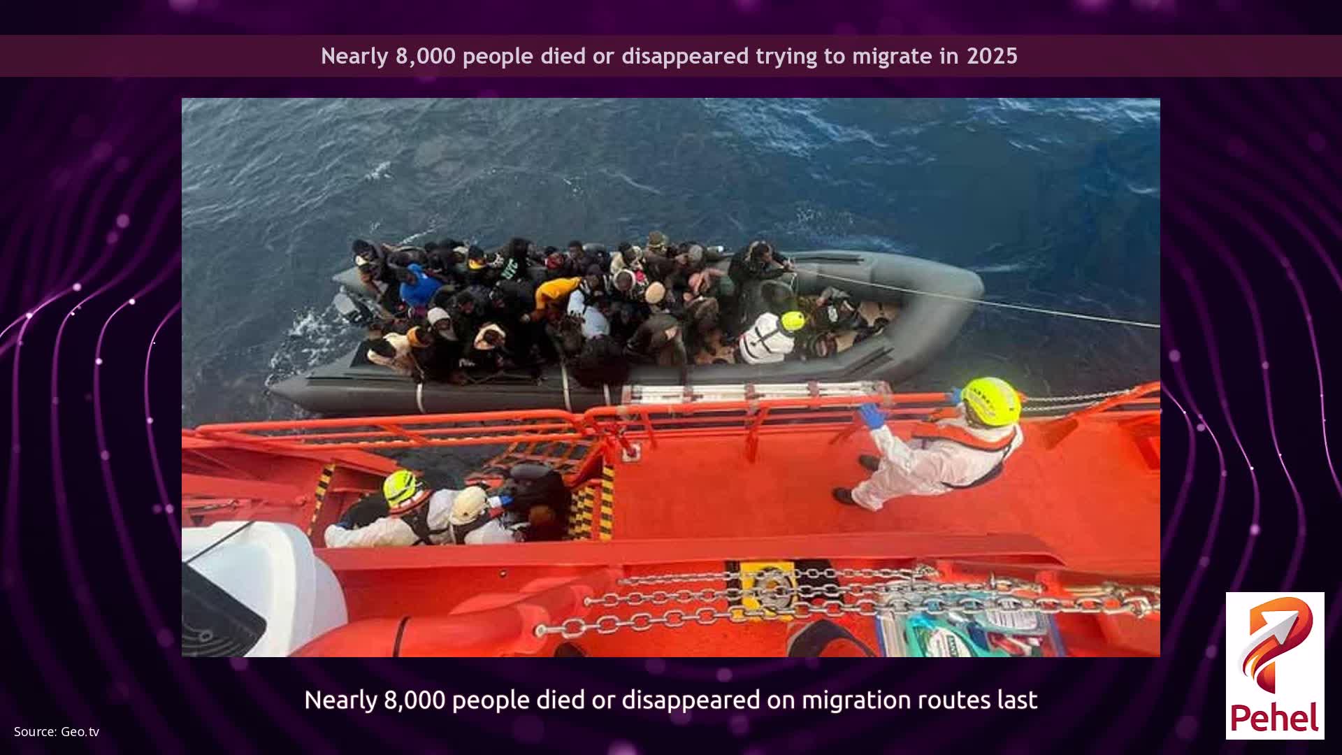 Nearly 8,000 people died or disappeared trying to migrate in 2025
