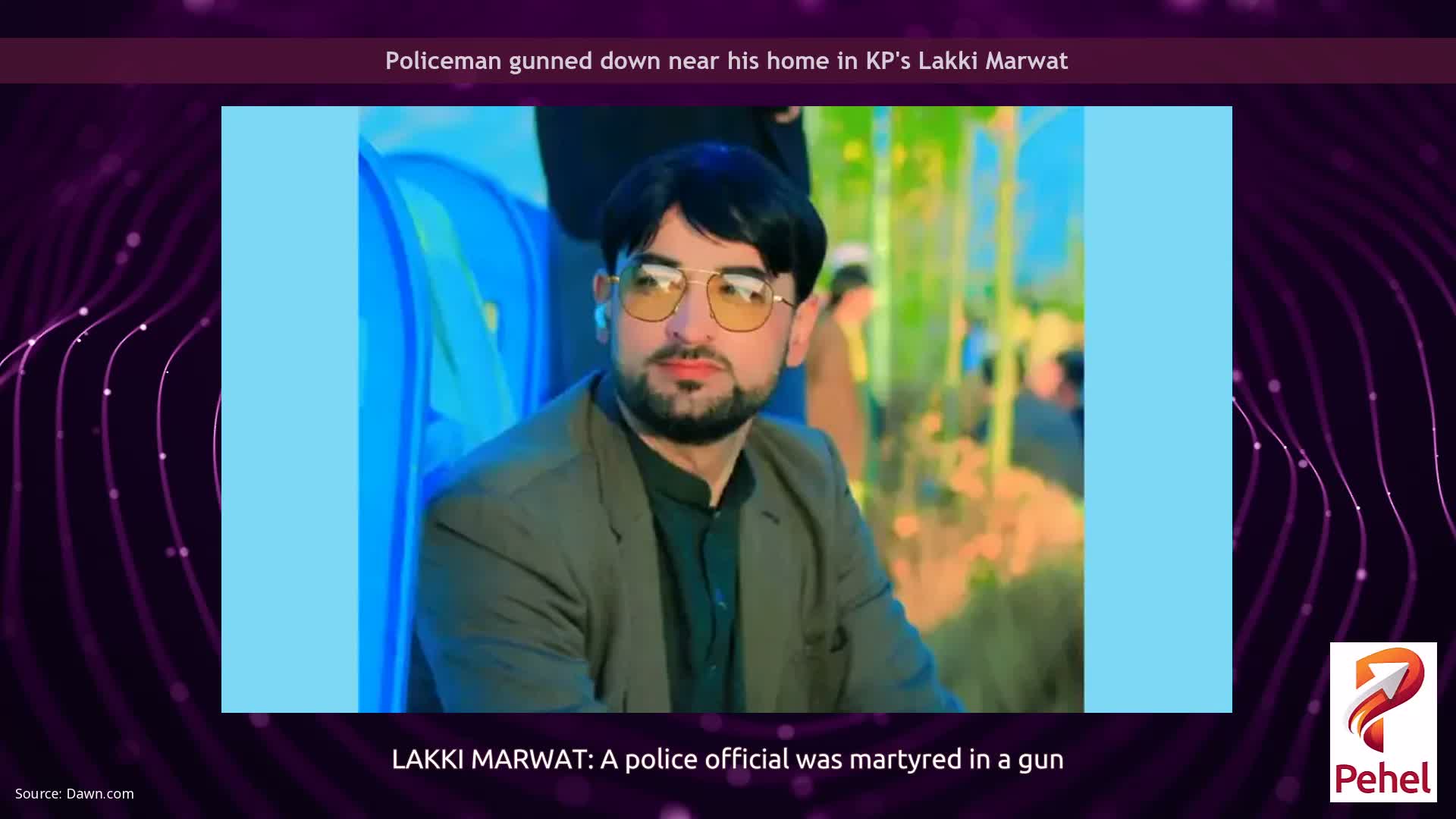 Policeman gunned down near his home in KP's Lakki Marwat