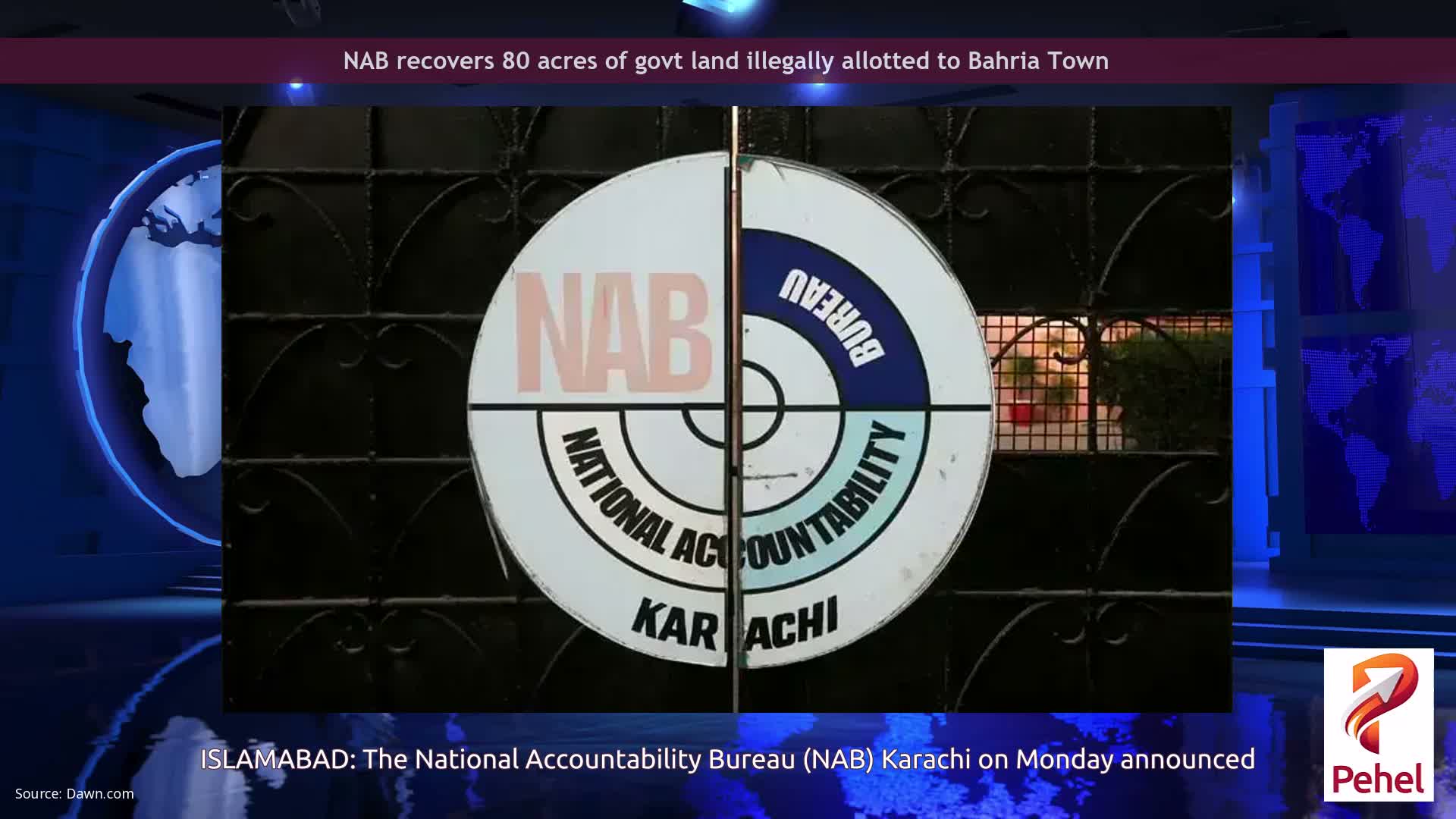 NAB recovers 80 acres of govt land illegally allotted to Bahria Town