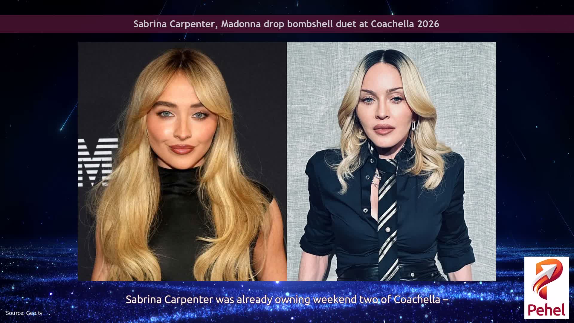 Sabrina Carpenter, Madonna drop bombshell duet at Coachella 2026