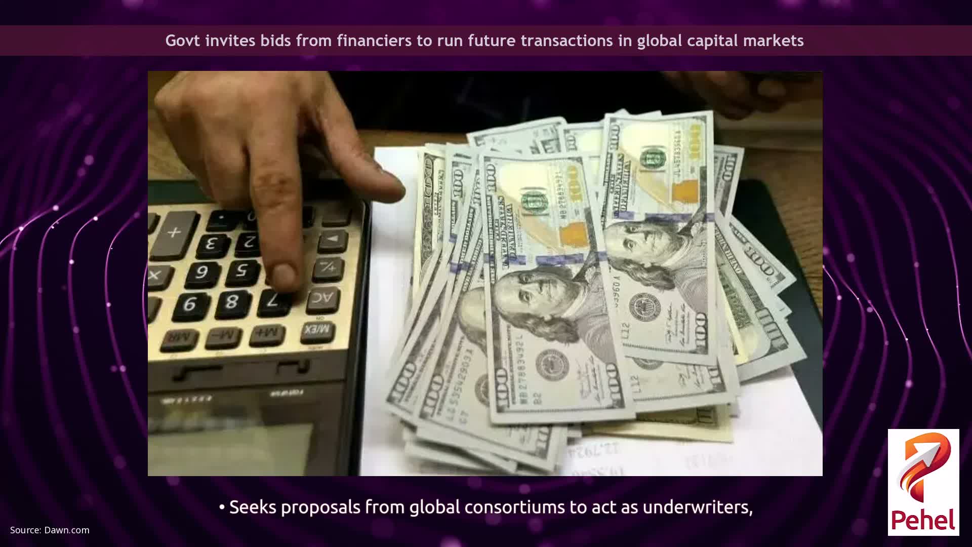 Govt invites bids from financiers to run future transactions in global capital markets