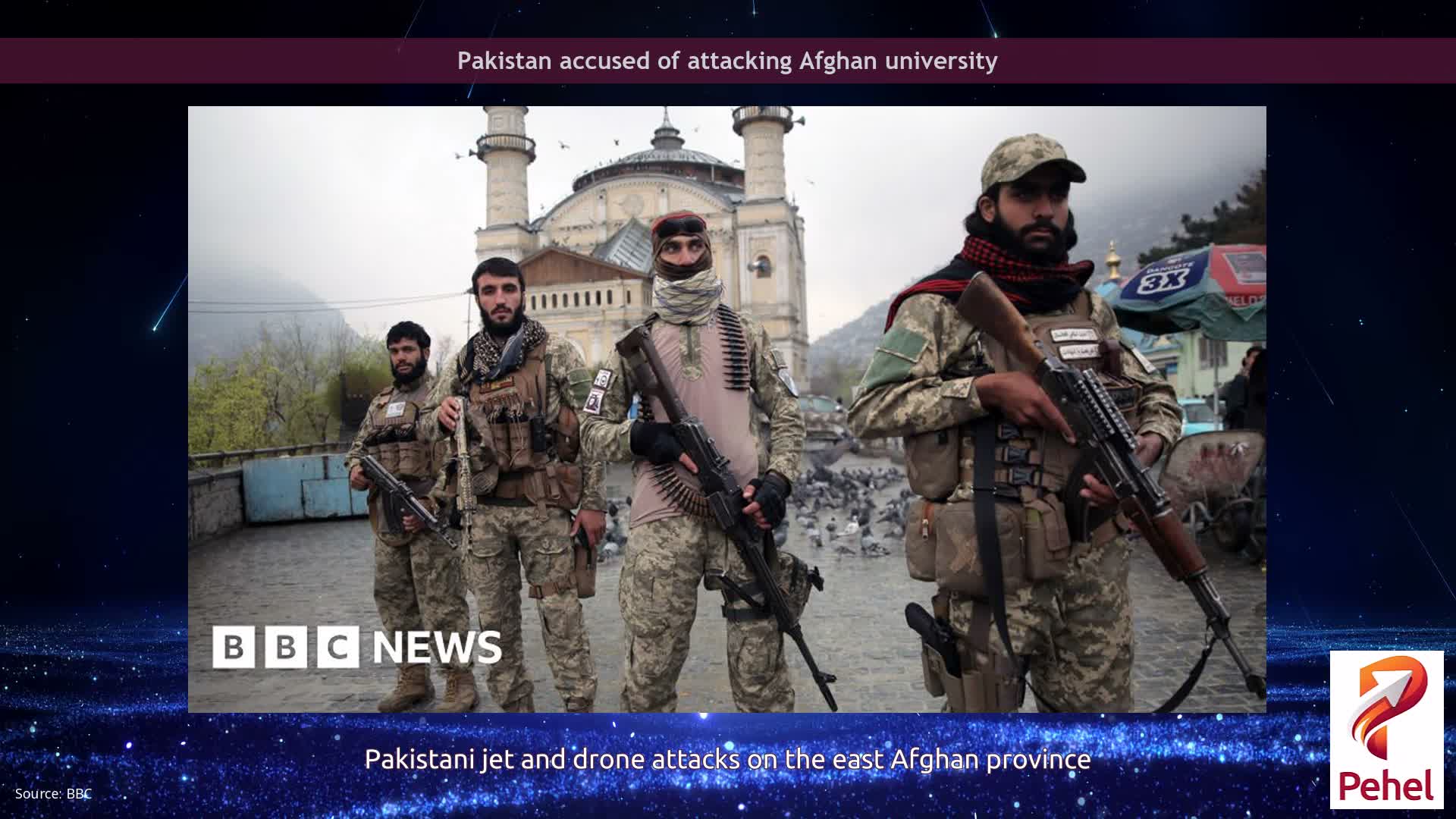Pakistan accused of attacking Afghan university