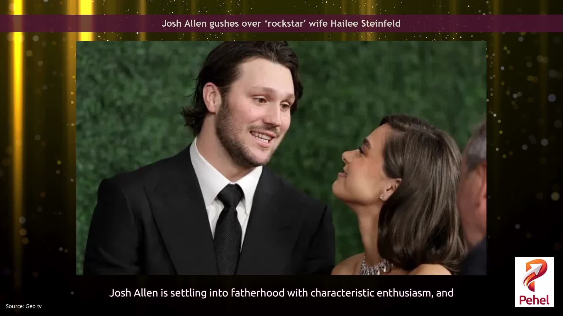 Josh Allen gushes over ‘rockstar' wife Hailee Steinfeld