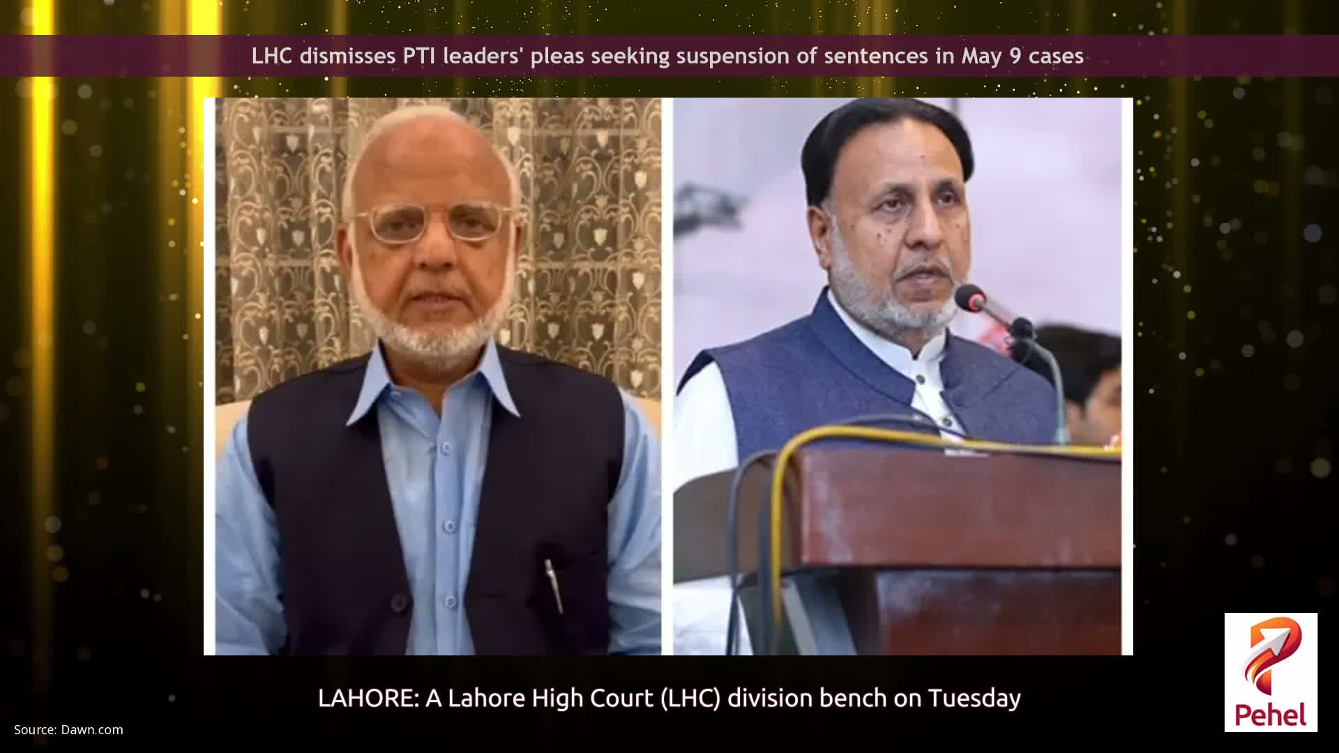 LHC dismisses PTI leaders' pleas seeking suspension of sentences in May 9 cases