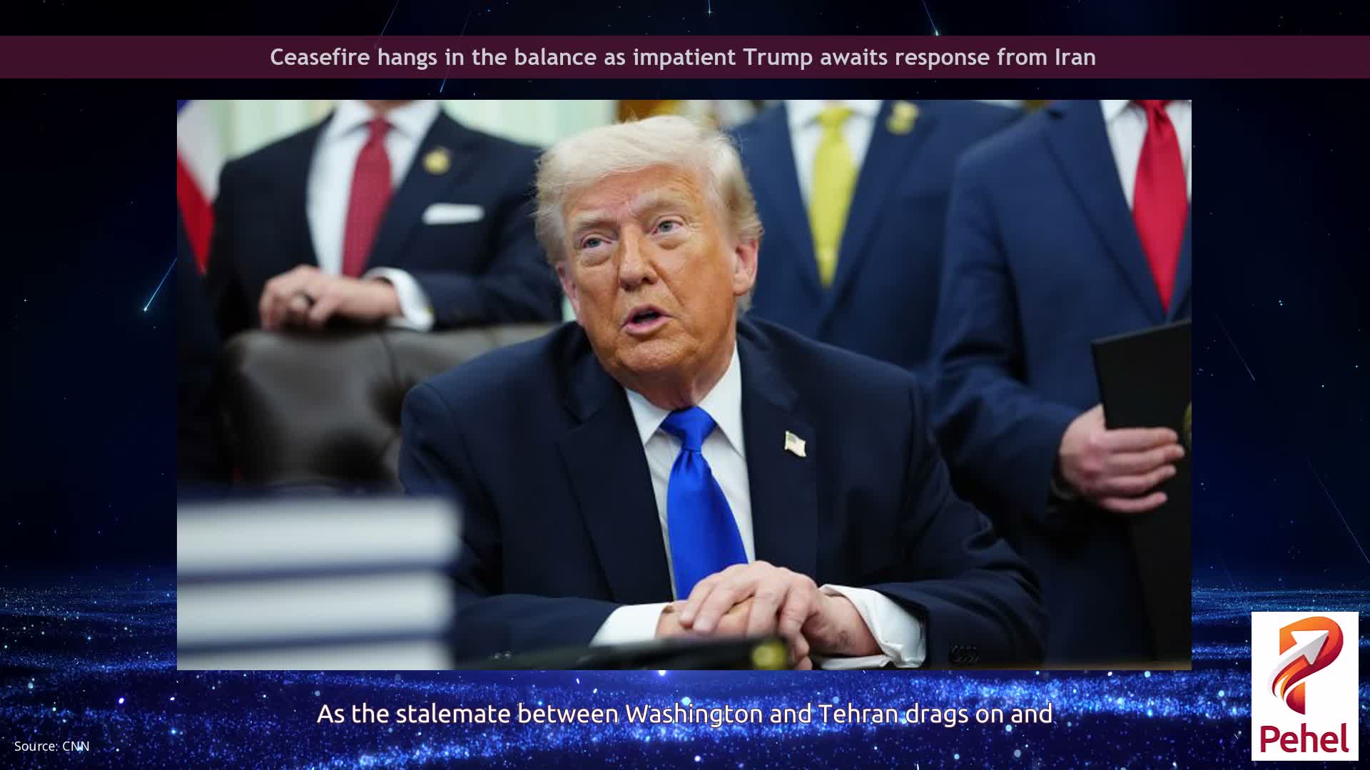 Ceasefire hangs in the balance as impatient Trump awaits response from Iran