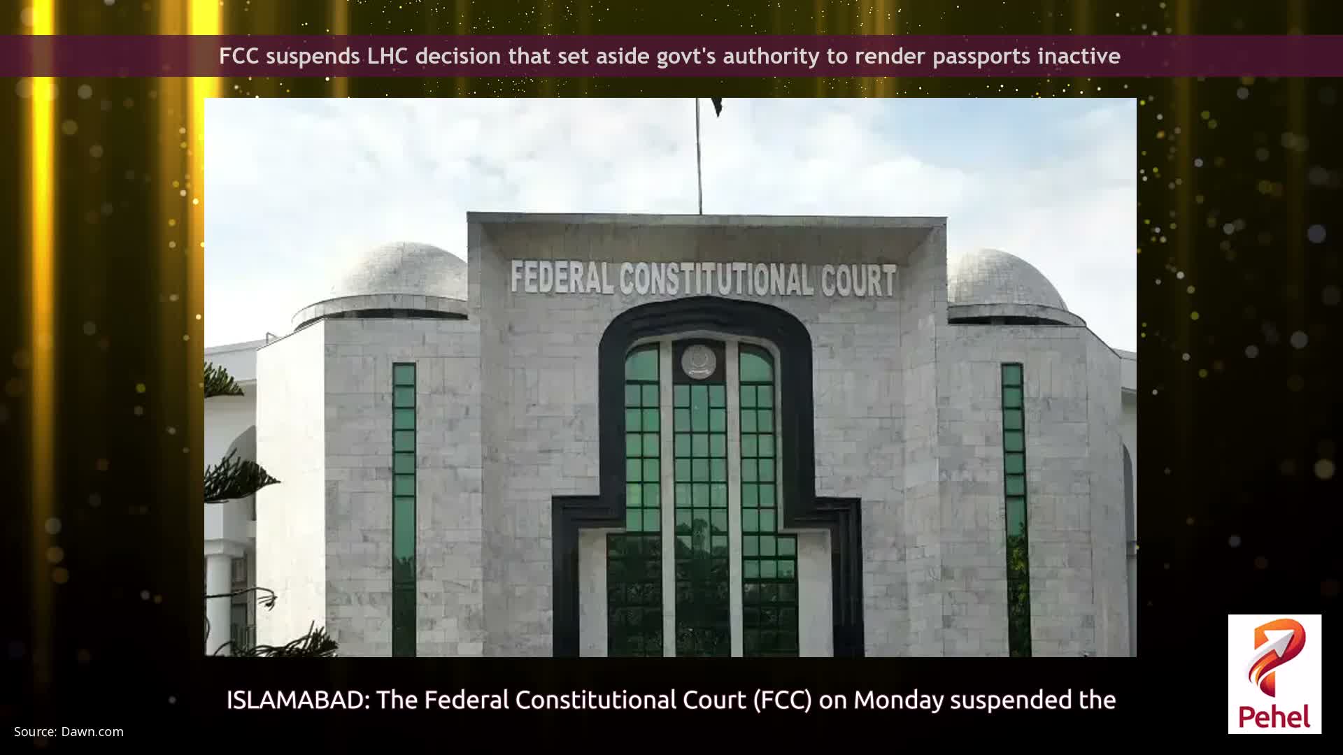 FCC suspends LHC decision that set aside govt's authority to render passports inactive