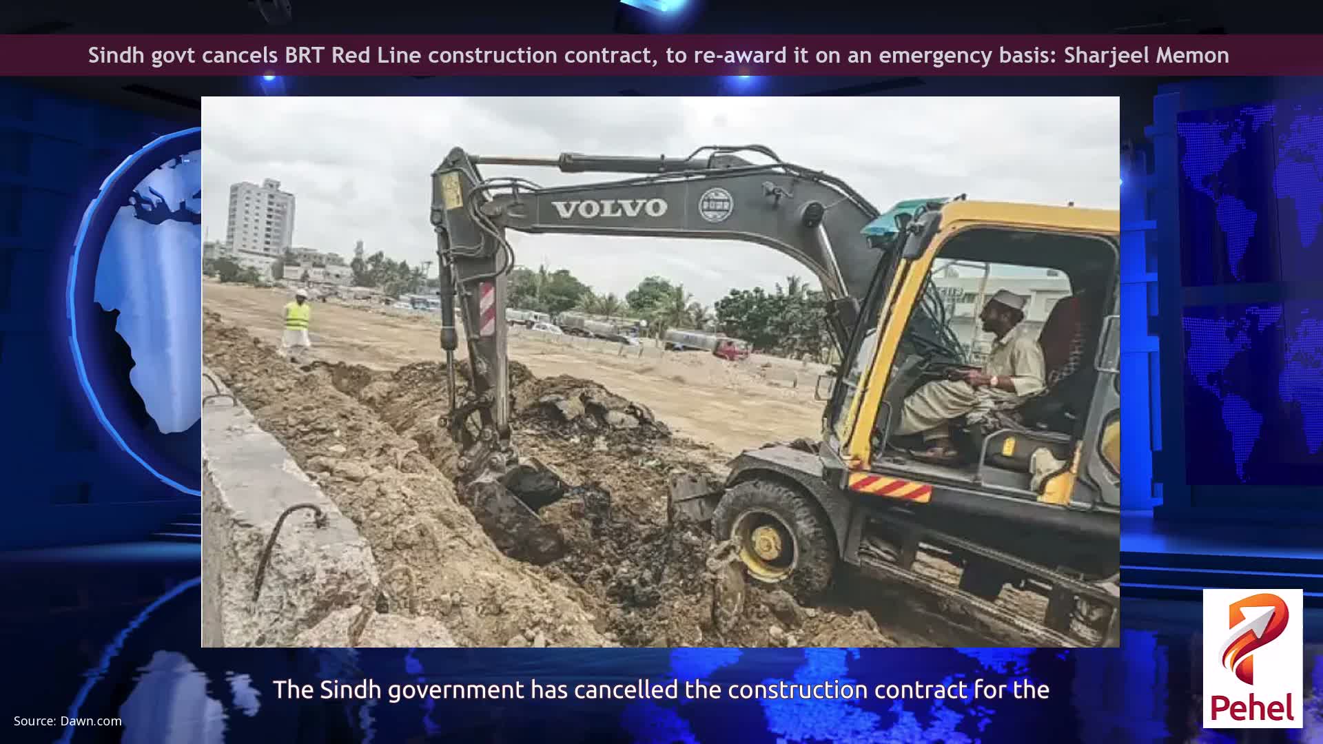 Sindh govt cancels BRT Red Line construction contract, to re-award it on an emergency basis: Sharjeel Memon