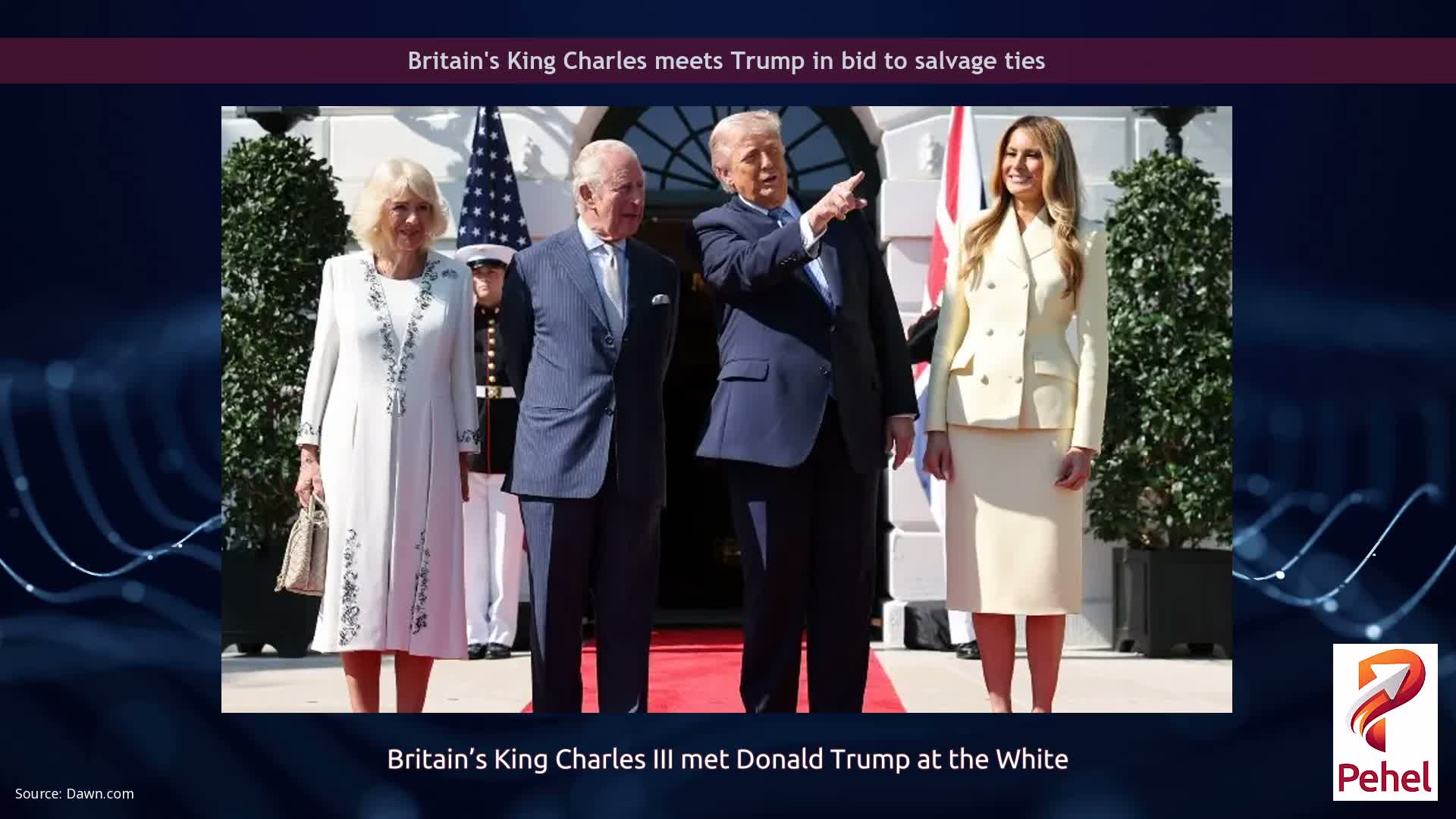 Britain's King Charles meets Trump in bid to salvage ties