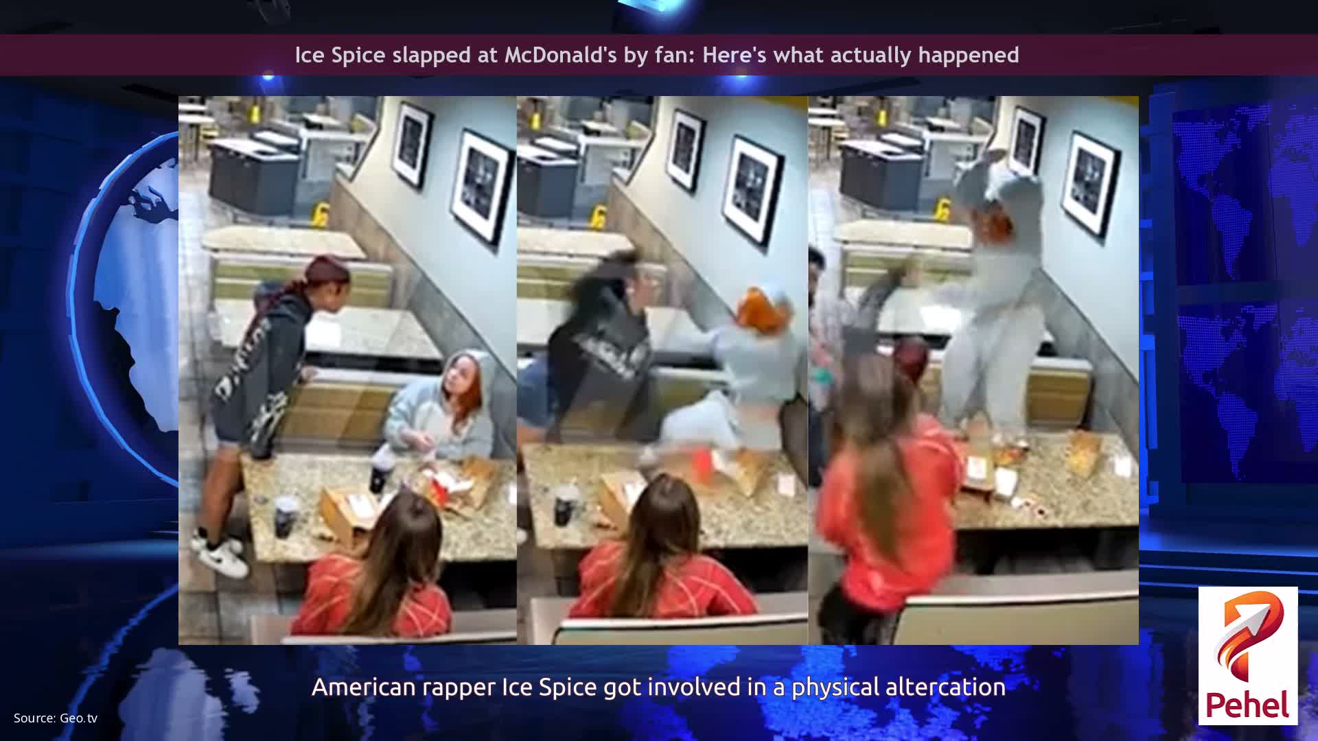 Ice Spice slapped at McDonald's by fan: Here's what actually happened