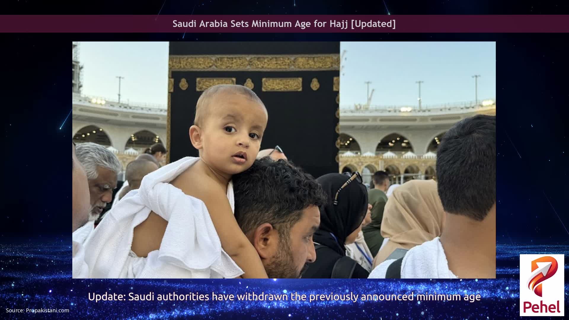 Saudi Arabia Sets Minimum Age for Hajj [Updated]