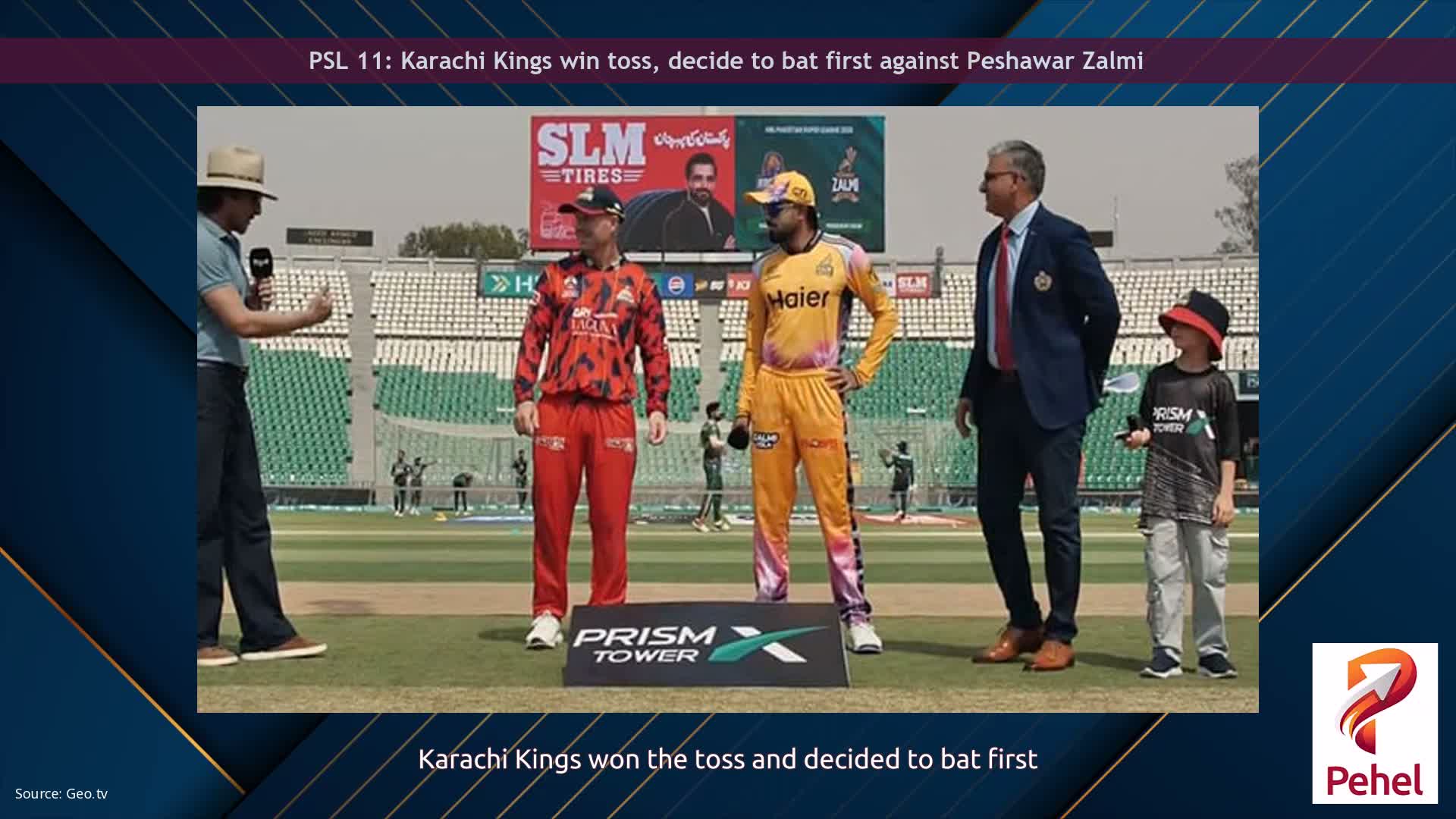 PSL 11: Karachi Kings win toss, decide to bat first against Peshawar Zalmi