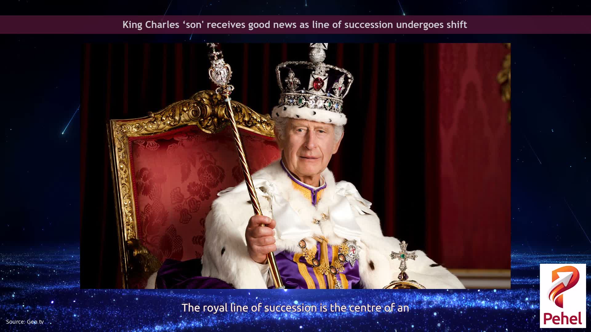 King Charles ‘son' receives good news as line of succession undergoes shift