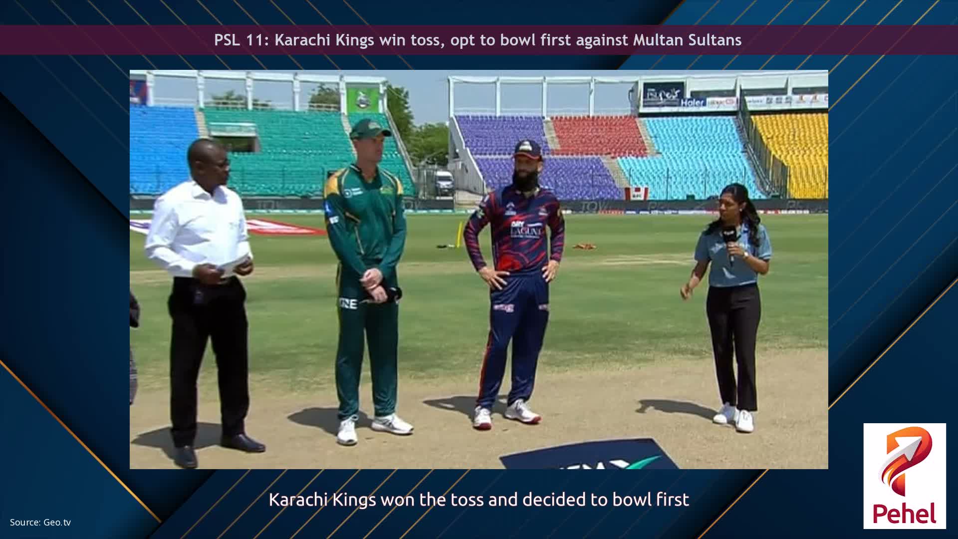 PSL 11: Karachi Kings win toss, opt to bowl first against Multan Sultans