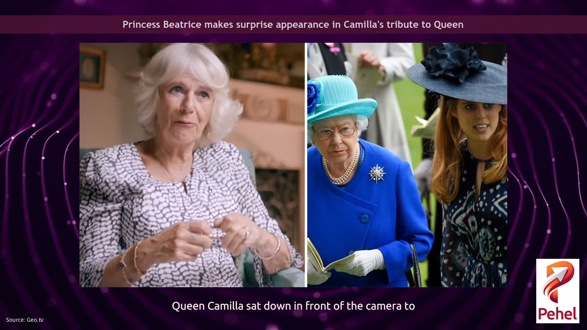 Princess Beatrice makes surprise appearance in Camilla's tribute to Queen