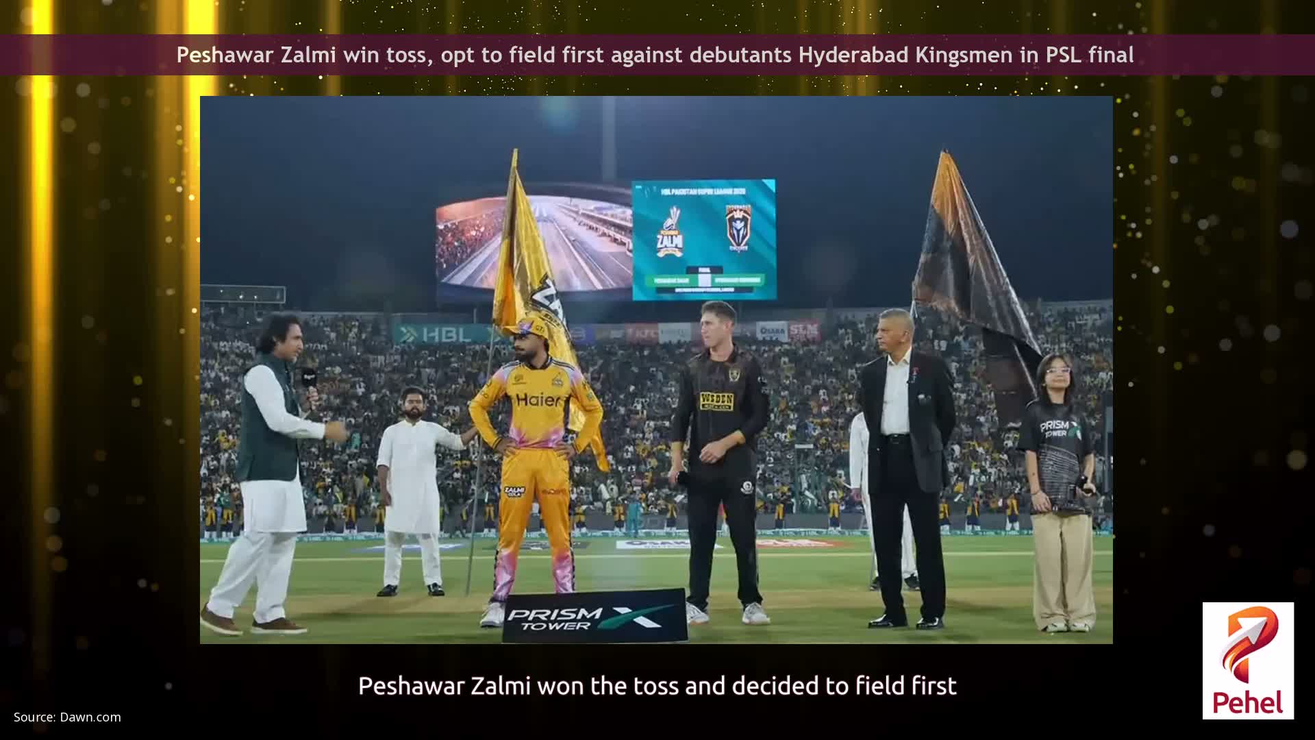Peshawar Zalmi win toss, opt to field first against debutants Hyderabad Kingsmen in PSL final