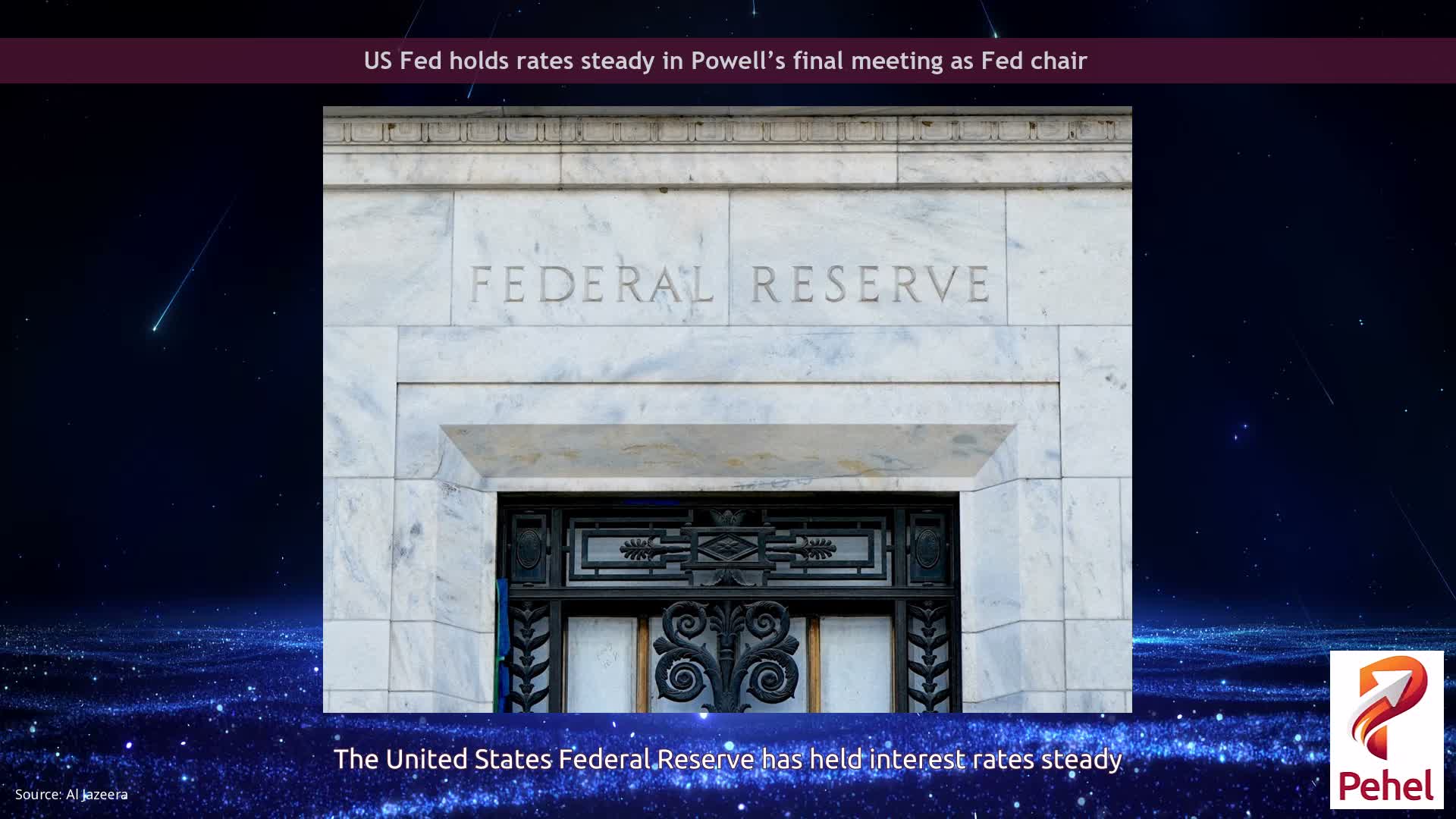 US Fed holds rates steady in Powell’s final meeting as Fed chair