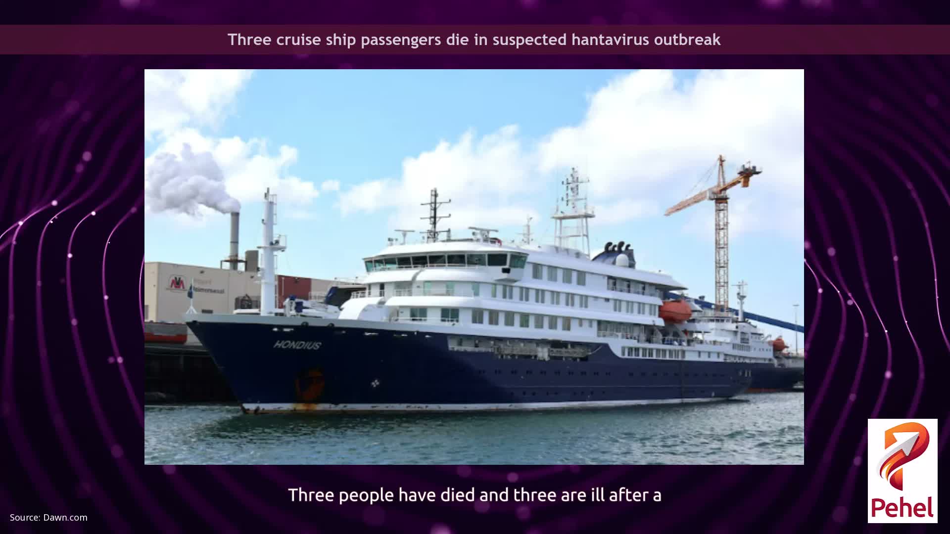 Three cruise ship passengers die in suspected hantavirus outbreak