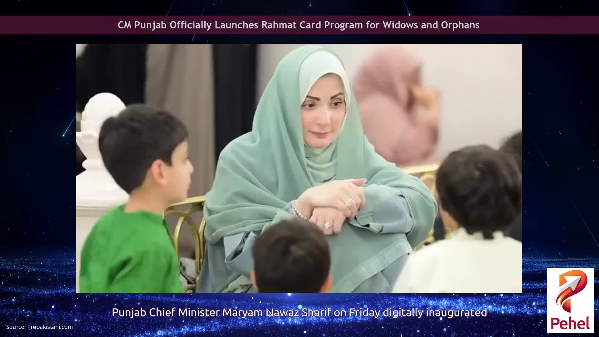 CM Punjab Officially Launches Rahmat Card Program for Widows and Orphans