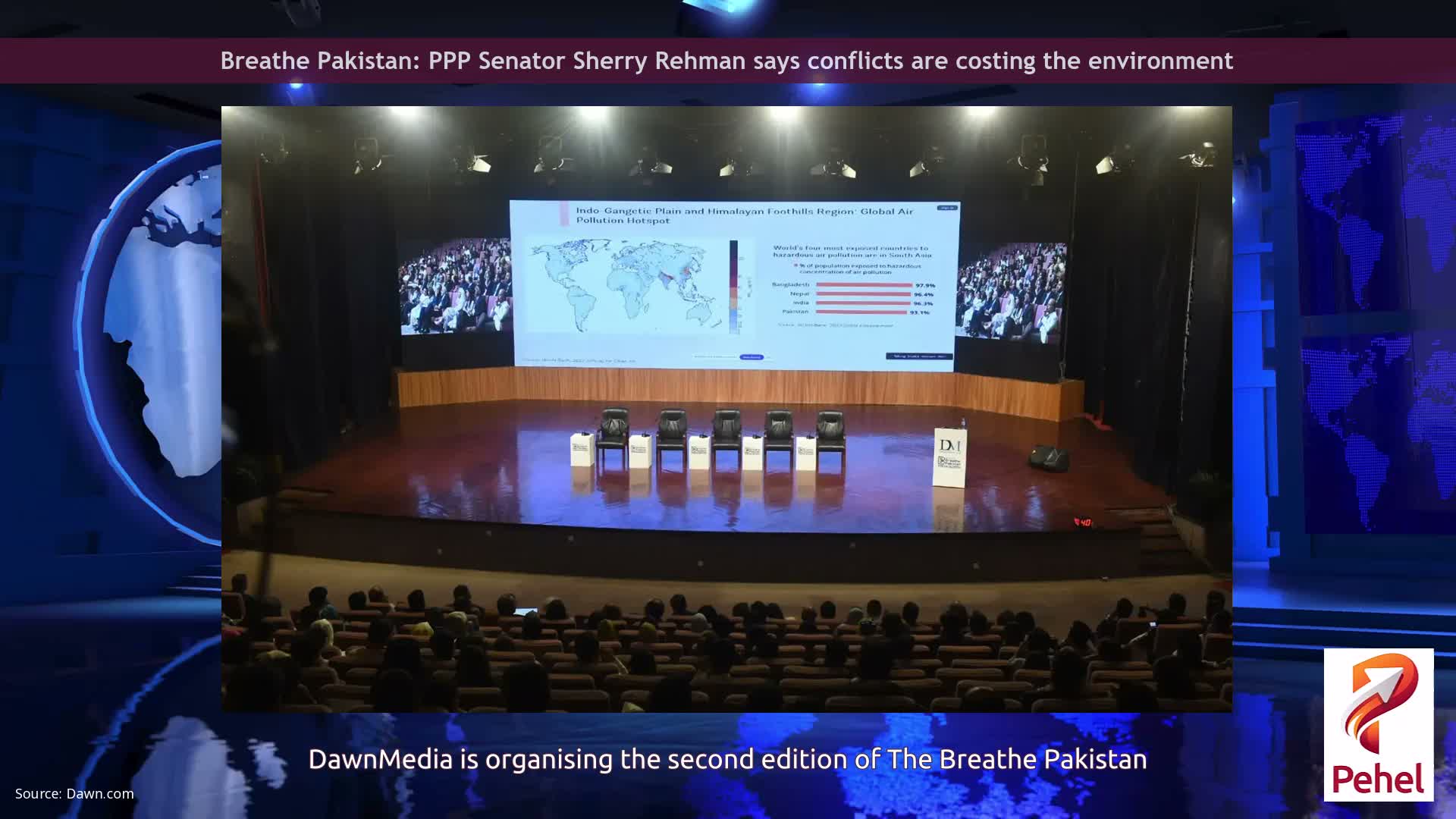 Breathe Pakistan: PPP Senator Sherry Rehman says conflicts are costing the environment