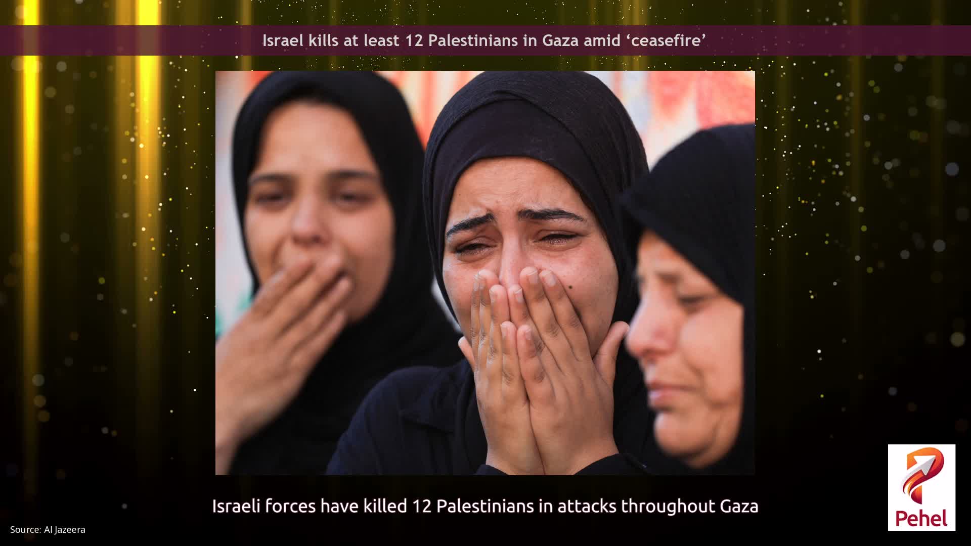 Israel kills at least 12 Palestinians in Gaza amid ‘ceasefire’