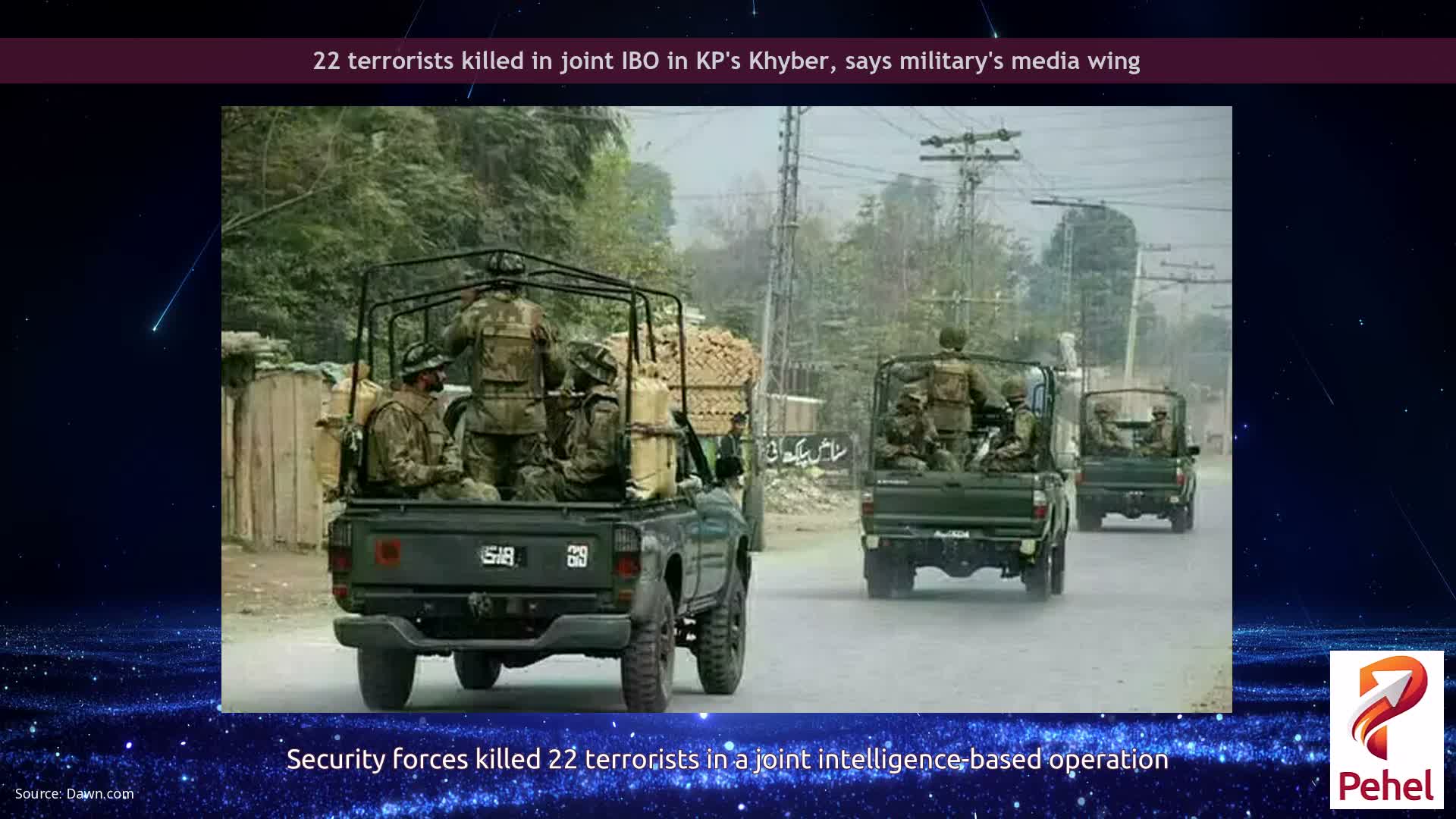 22 terrorists killed in joint IBO in KP's Khyber, says military's media wing