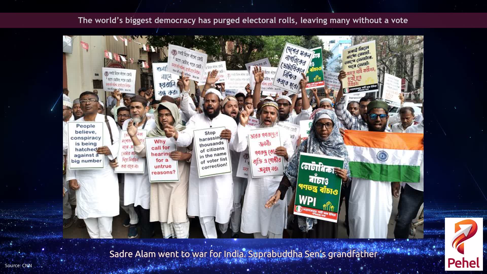 The world’s biggest democracy has purged electoral rolls, leaving many without a vote