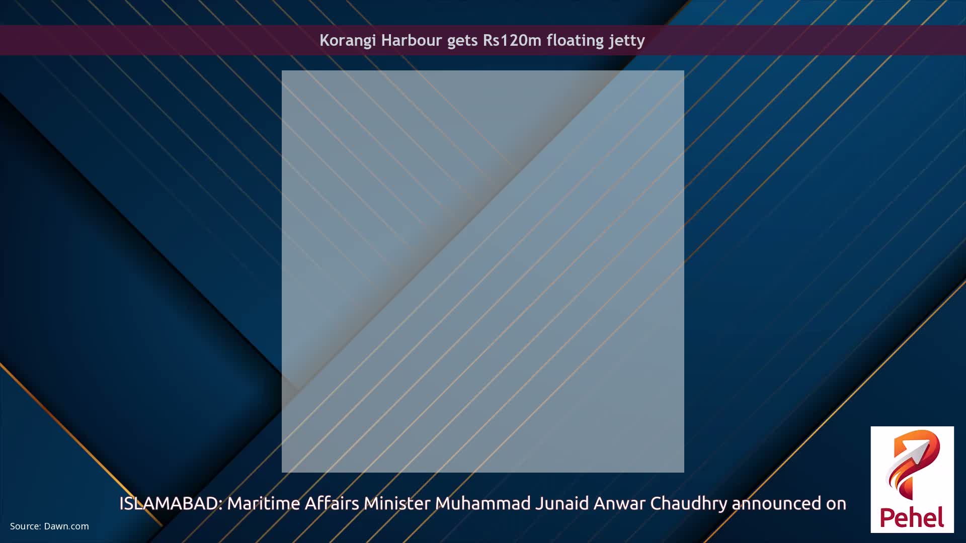 Korangi Harbour gets Rs120m floating jetty