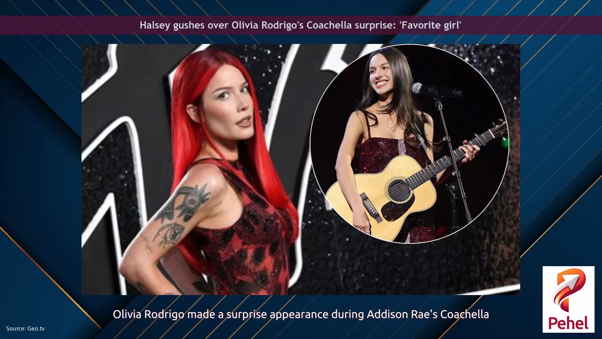 Halsey gushes over Olivia Rodrigo's Coachella surprise: 'Favorite girl'