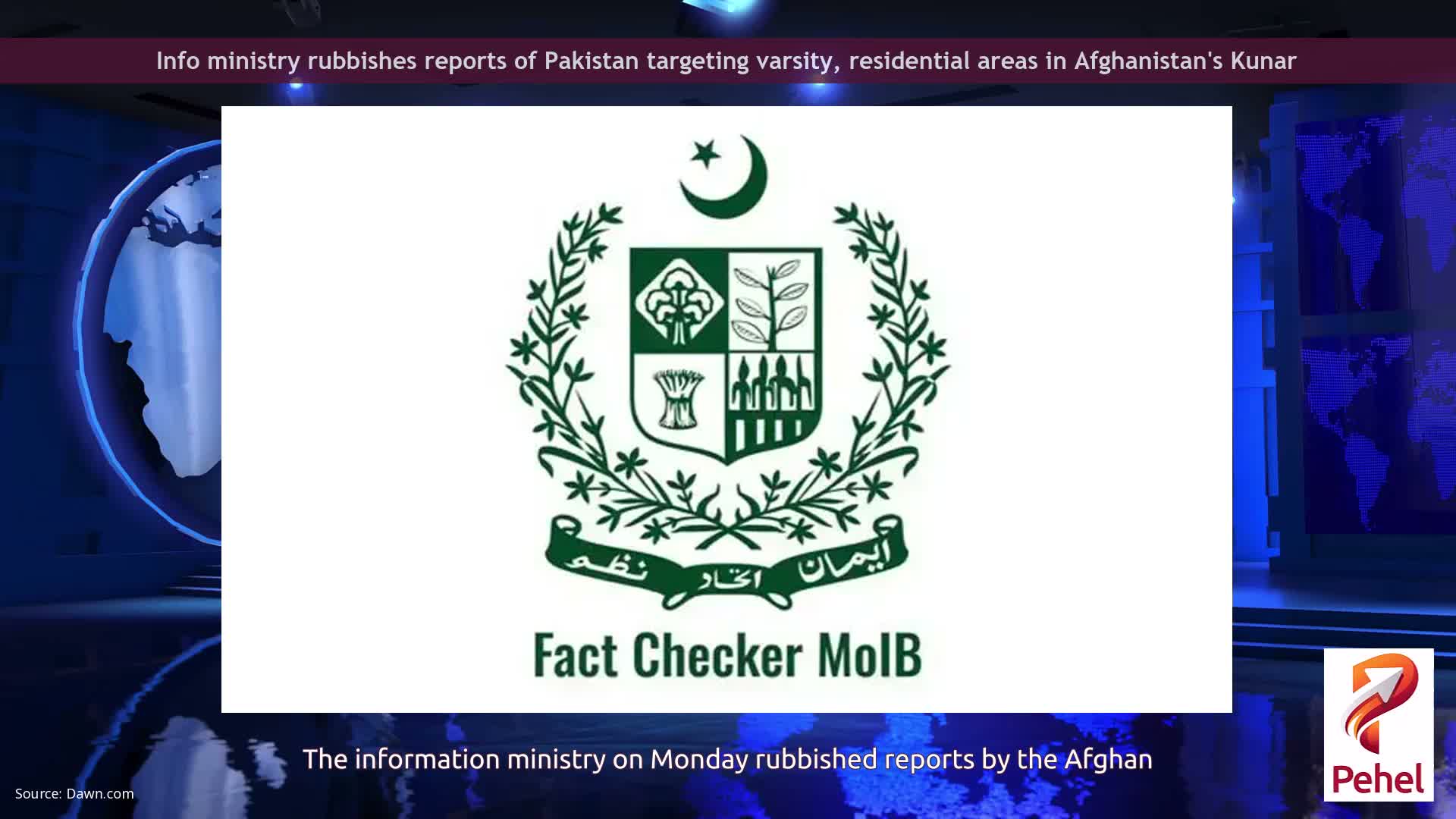 Info ministry rubbishes reports of Pakistan targeting varsity, residential areas in Afghanistan's Kunar