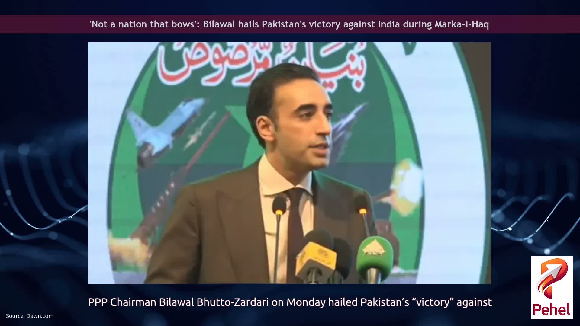 'Not a nation that bows': Bilawal hails Pakistan's victory against India during Marka-i-Haq