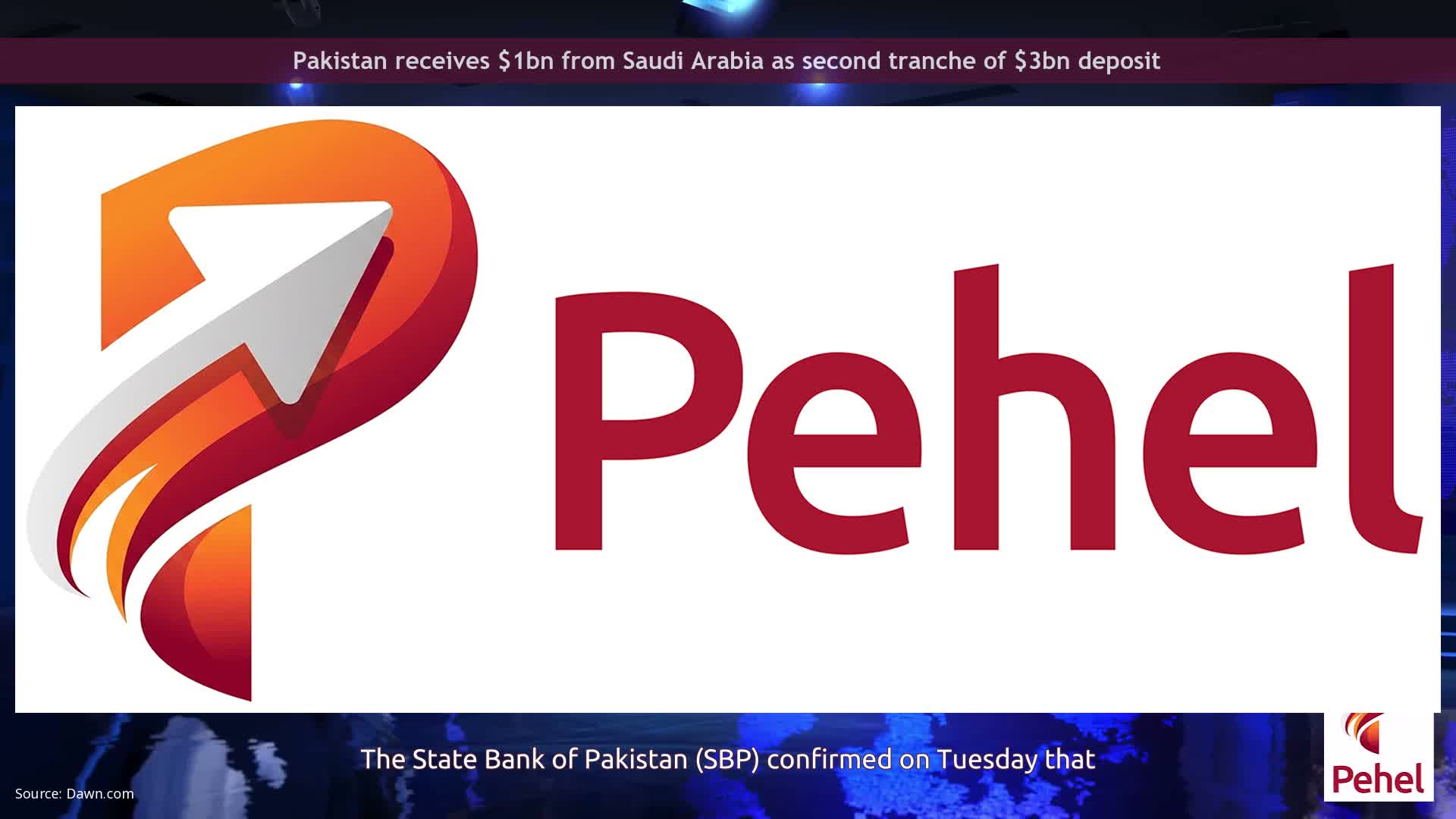Pakistan receives $1bn from Saudi Arabia as second tranche of $3bn deposit