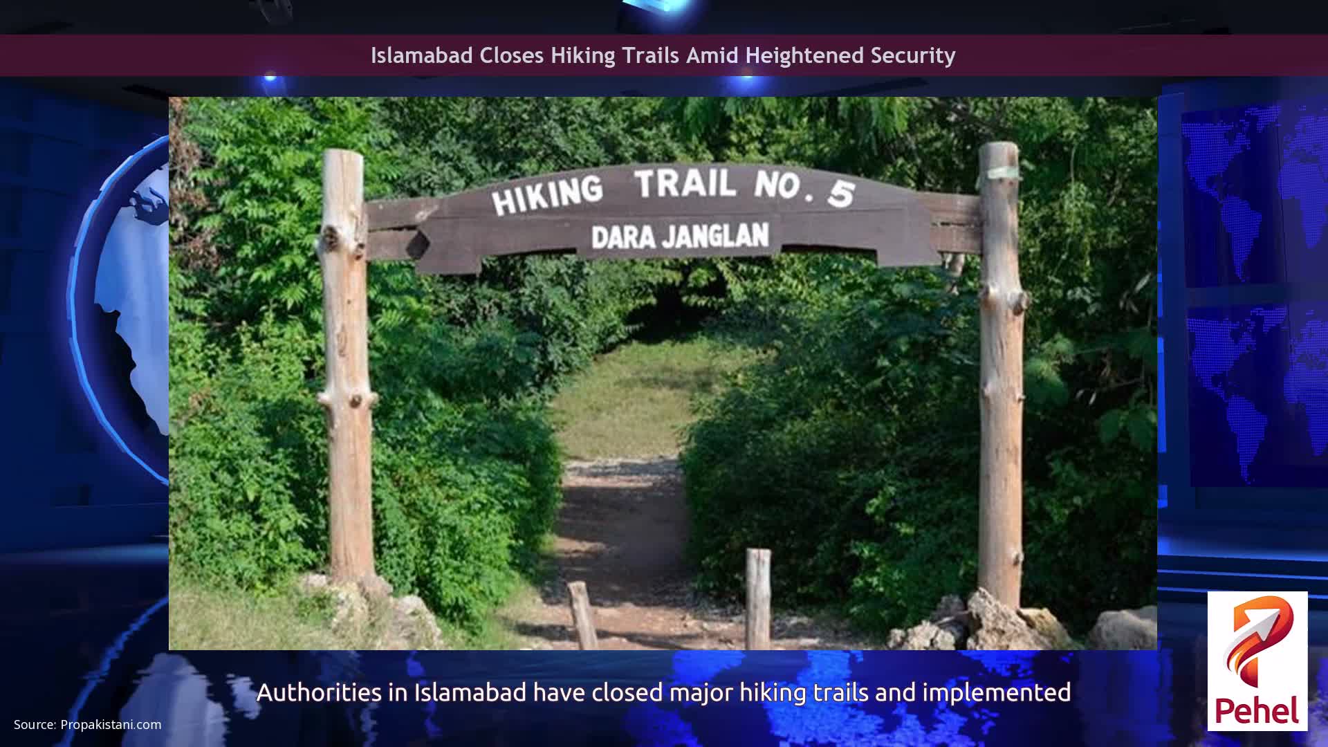 Islamabad Closes Hiking Trails Amid Heightened Security