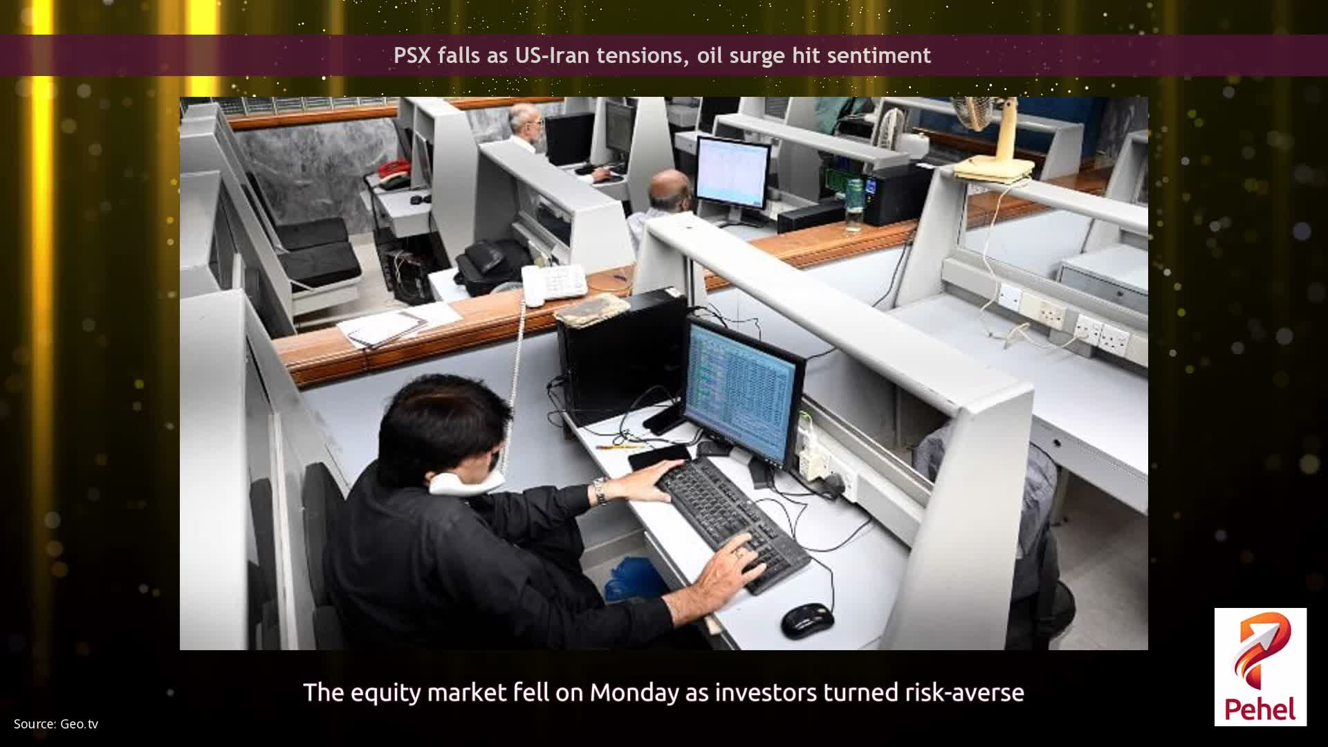 PSX falls as US-Iran tensions, oil surge hit sentiment