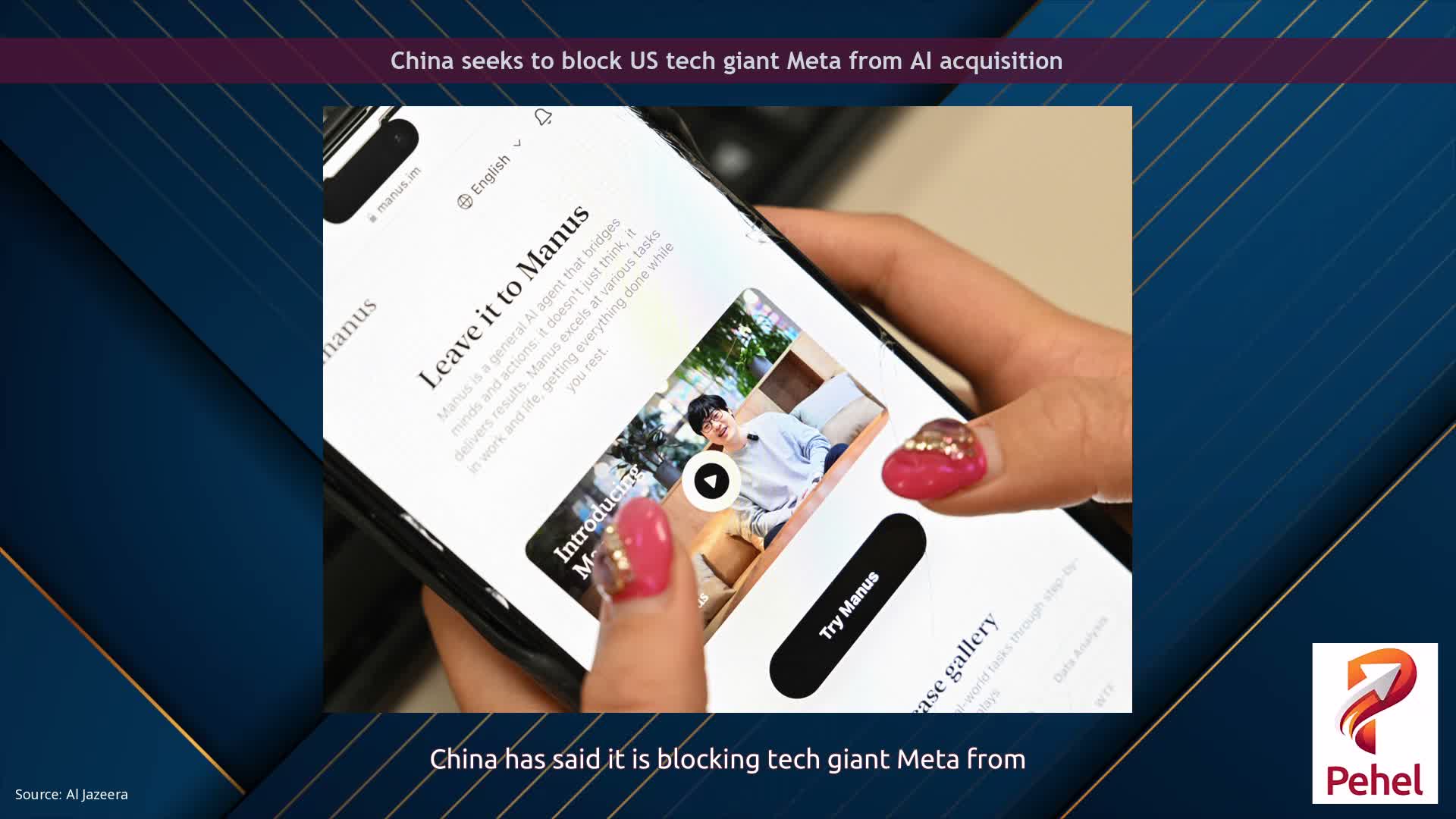 China seeks to block US tech giant Meta from AI acquisition