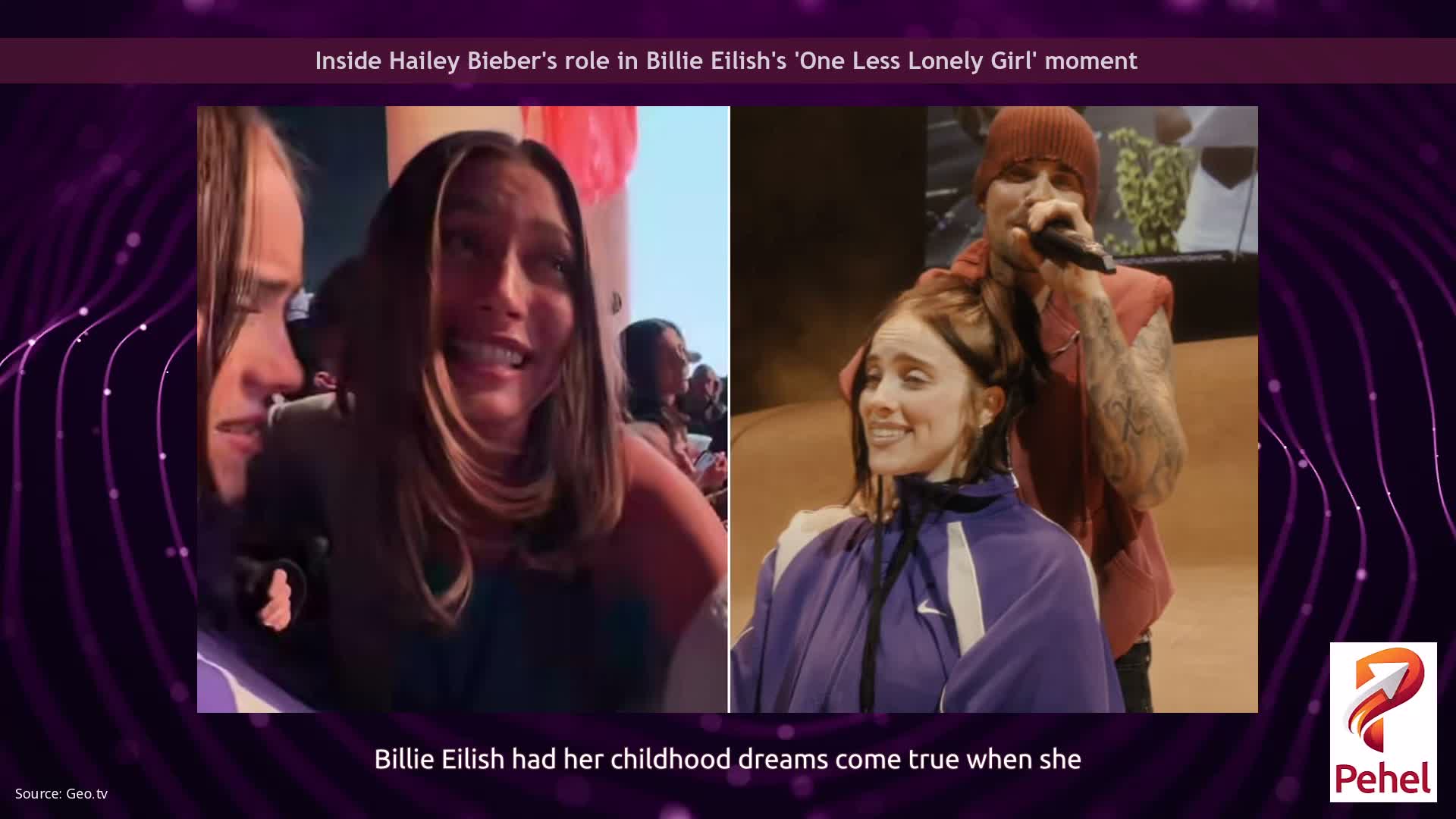 Inside Hailey Bieber's role in Billie Eilish's 'One Less Lonely Girl' moment