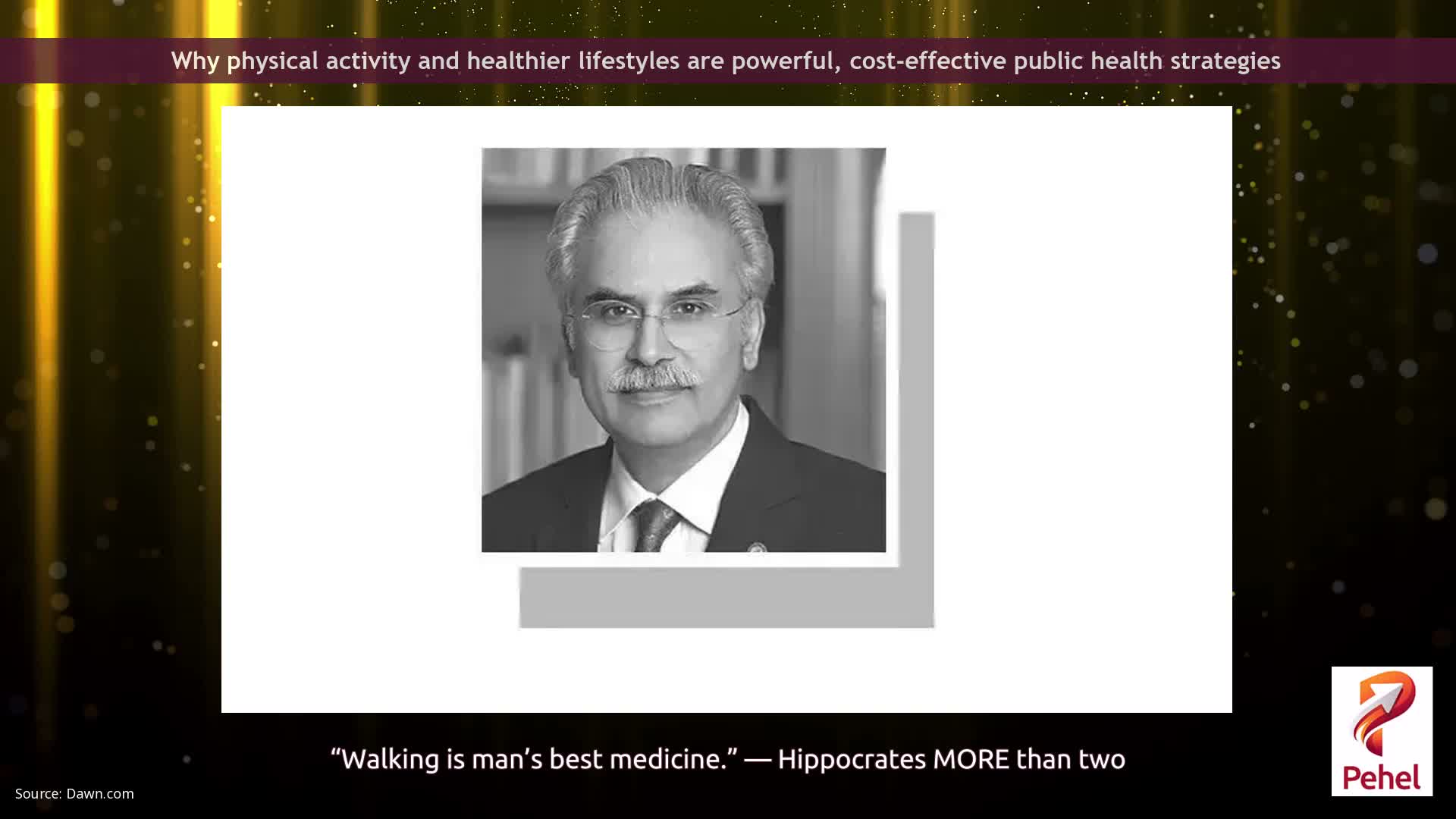 Why physical activity and healthier lifestyles are powerful, cost-effective public health strategies