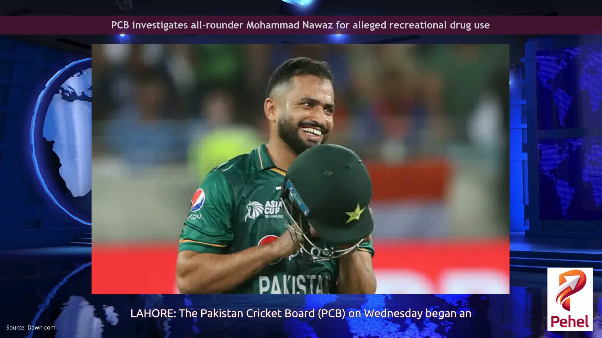PCB investigates all-rounder Mohammad Nawaz for alleged recreational drug use