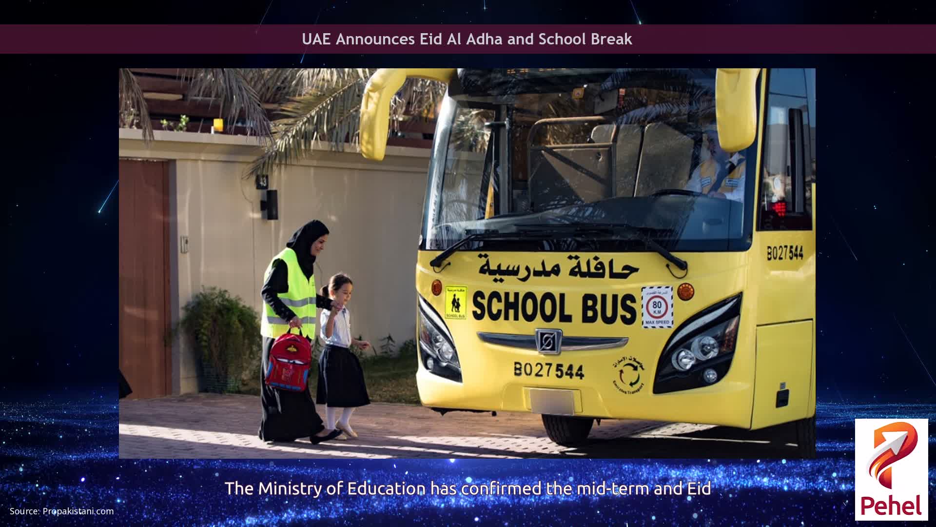 UAE Announces Eid Al Adha and School Break