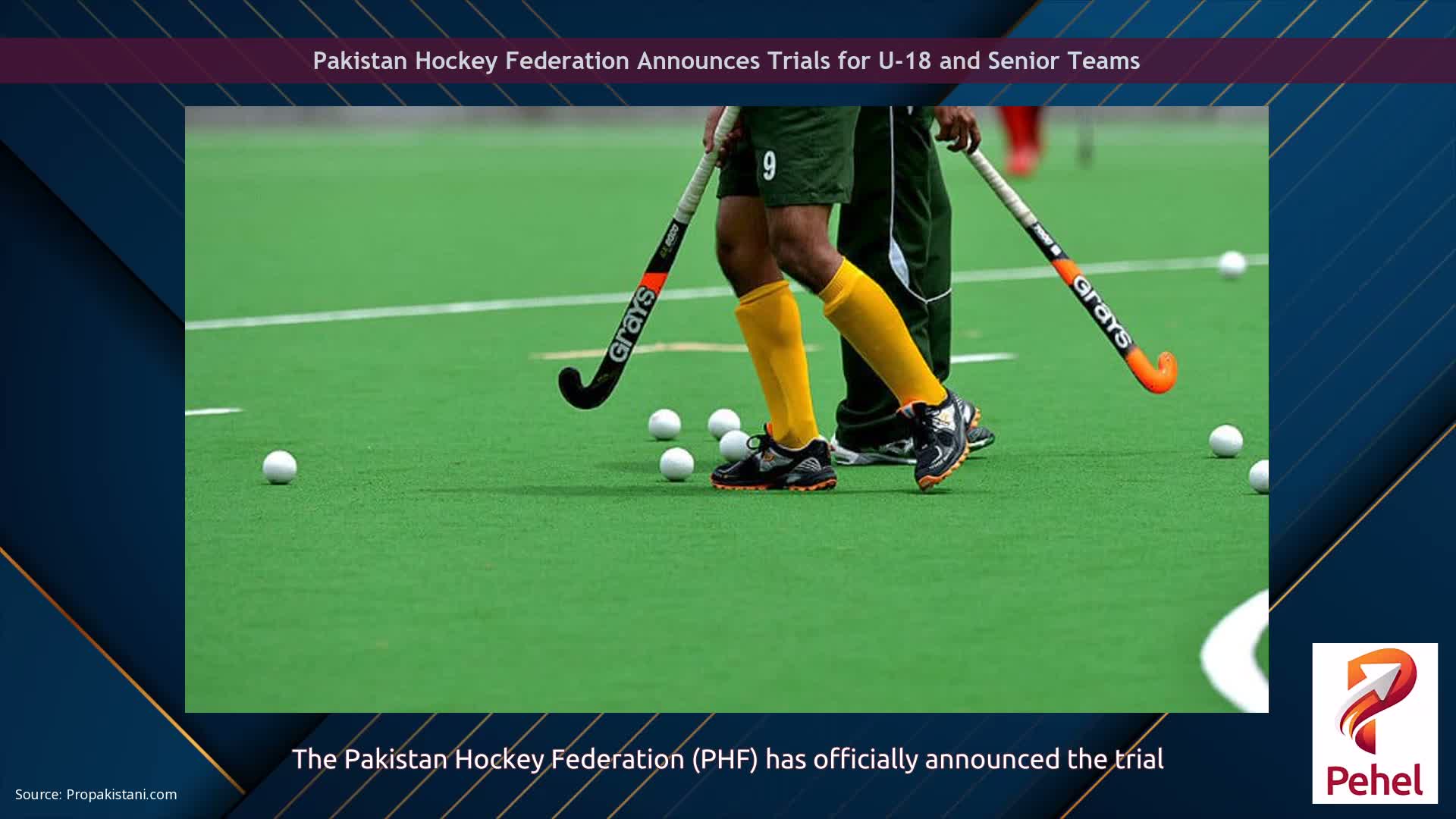 Pakistan Hockey Federation Announces Trials for U-18 and Senior Teams