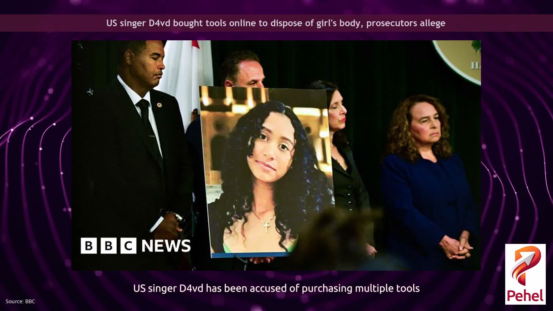 US singer D4vd bought tools online to dispose of girl's body, prosecutors allege