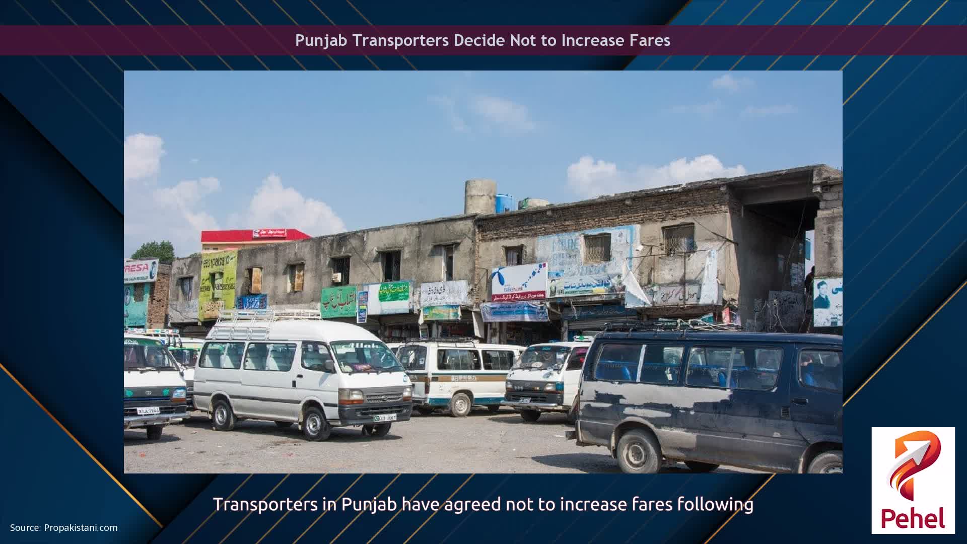 Punjab Transporters Decide Not to Increase Fares