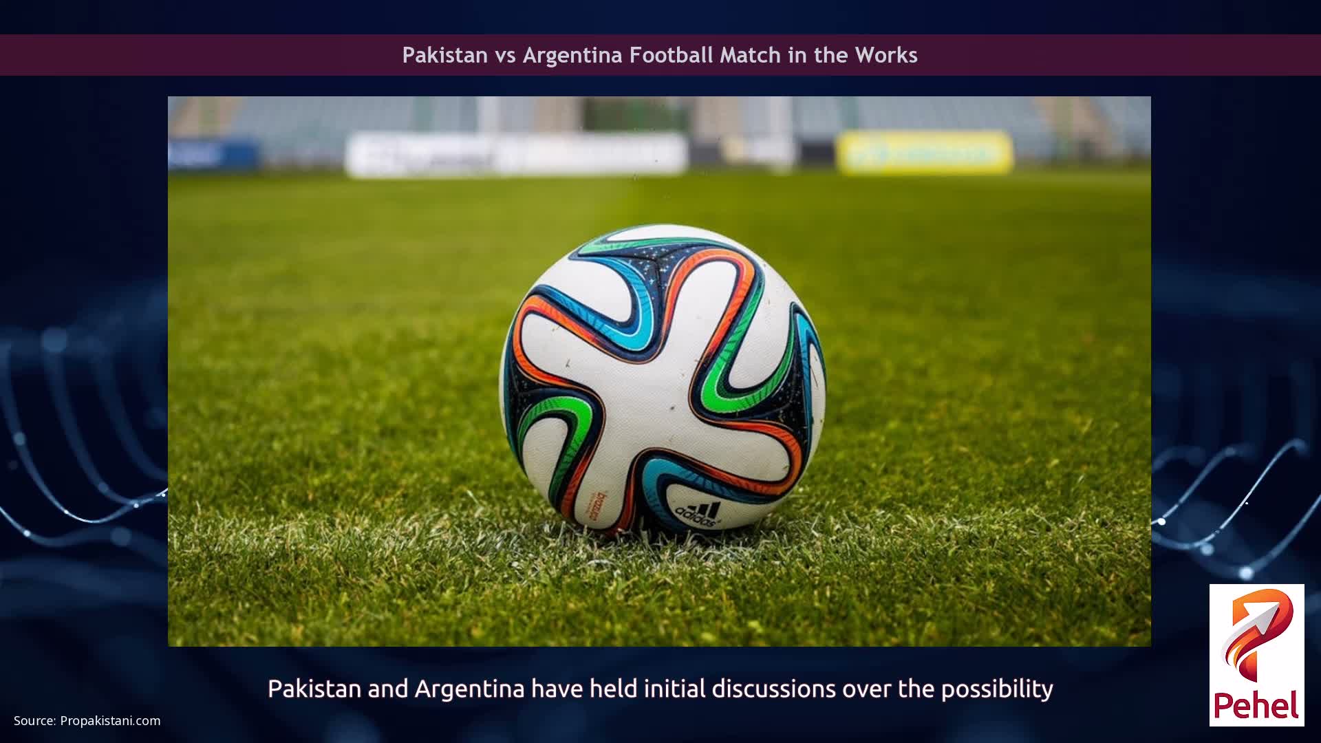Pakistan vs Argentina Football Match in the Works