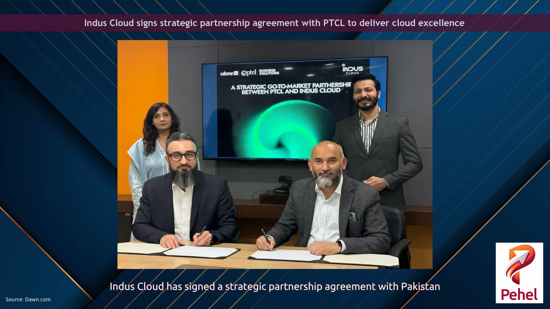 Indus Cloud signs strategic partnership agreement with PTCL to deliver cloud excellence