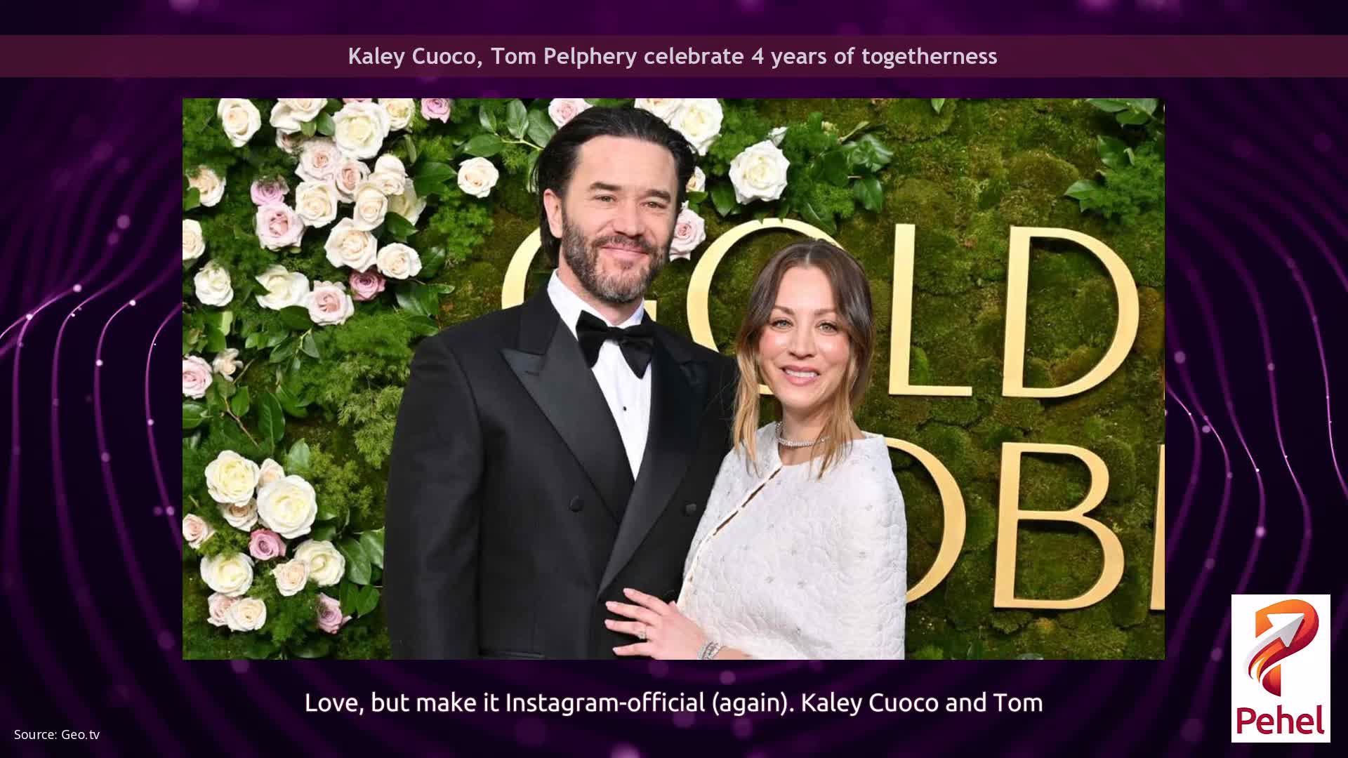 Kaley Cuoco, Tom Pelphery celebrate 4 years of togetherness