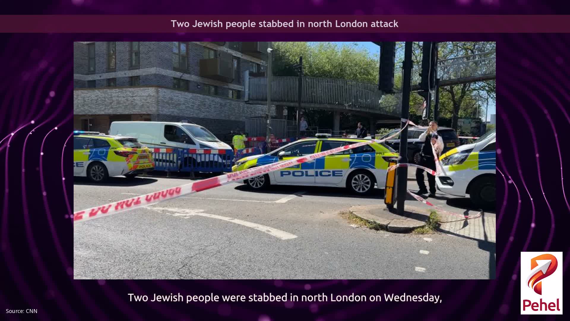 Two Jewish people stabbed in north London attack