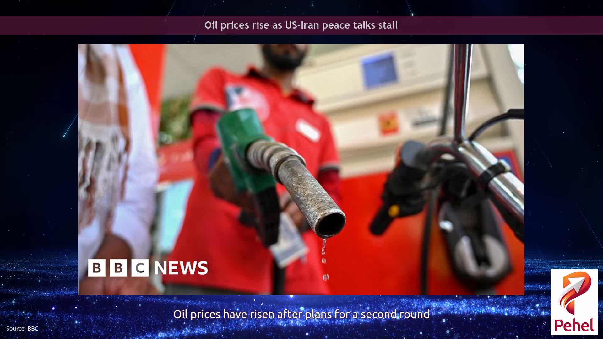 Oil prices rise as US-Iran peace talks stall