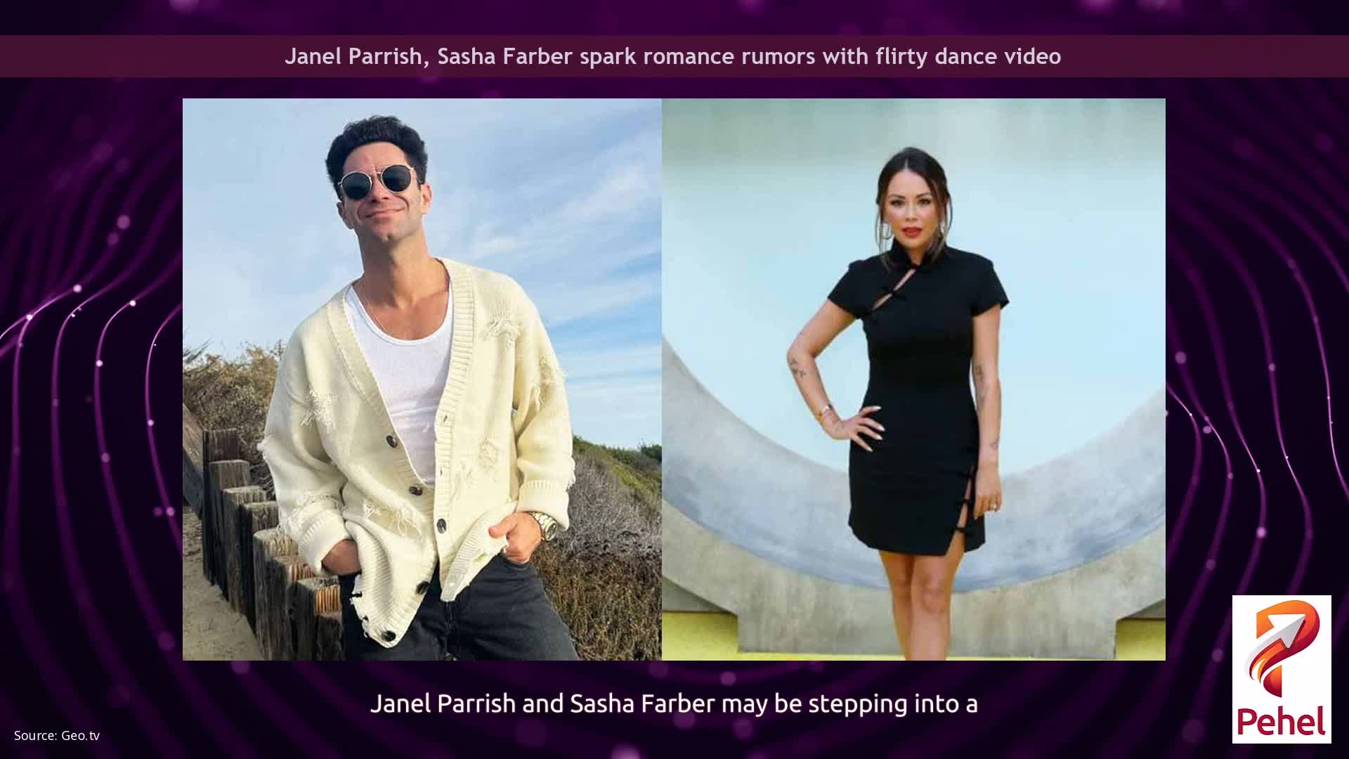 Janel Parrish, Sasha Farber spark romance rumors with flirty dance video