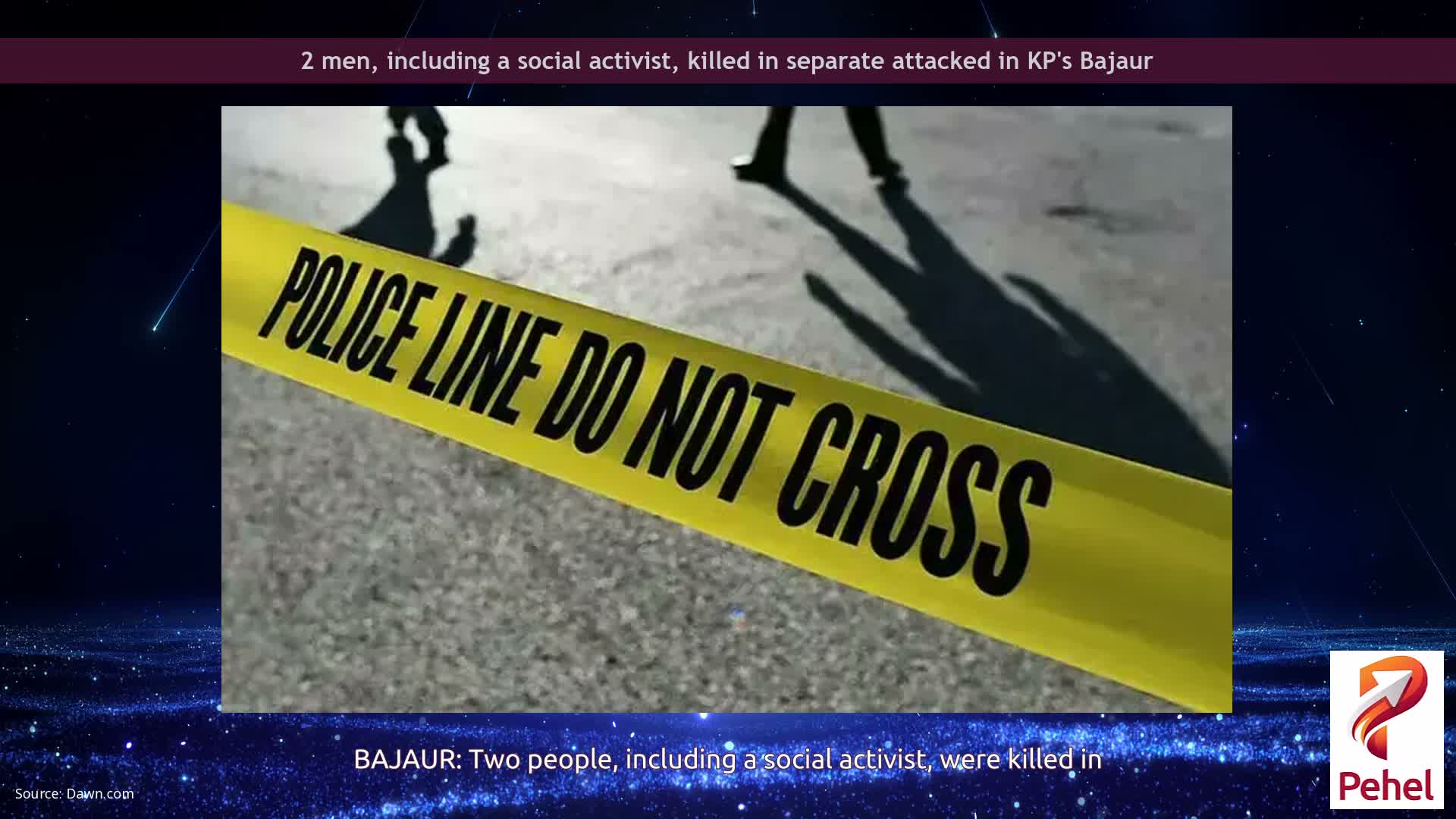 2 men, including a social activist, killed in separate attacked in KP's Bajaur